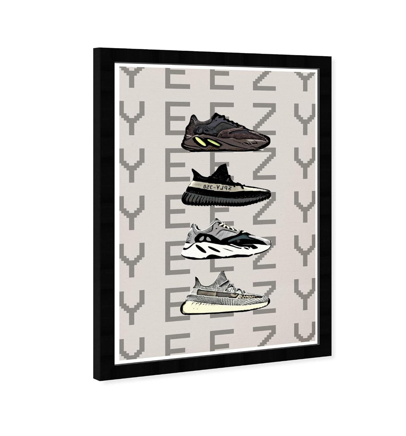 Wynwood Studio " Fashion And Glam Hypebeast Sneakers Shoes " Painting Print