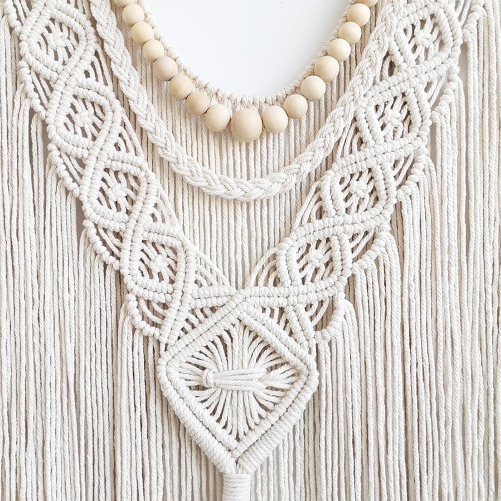Rosalind Wheeler Macrame Wall Hanging Large Boho Wall Decor Wall Decor Living Room