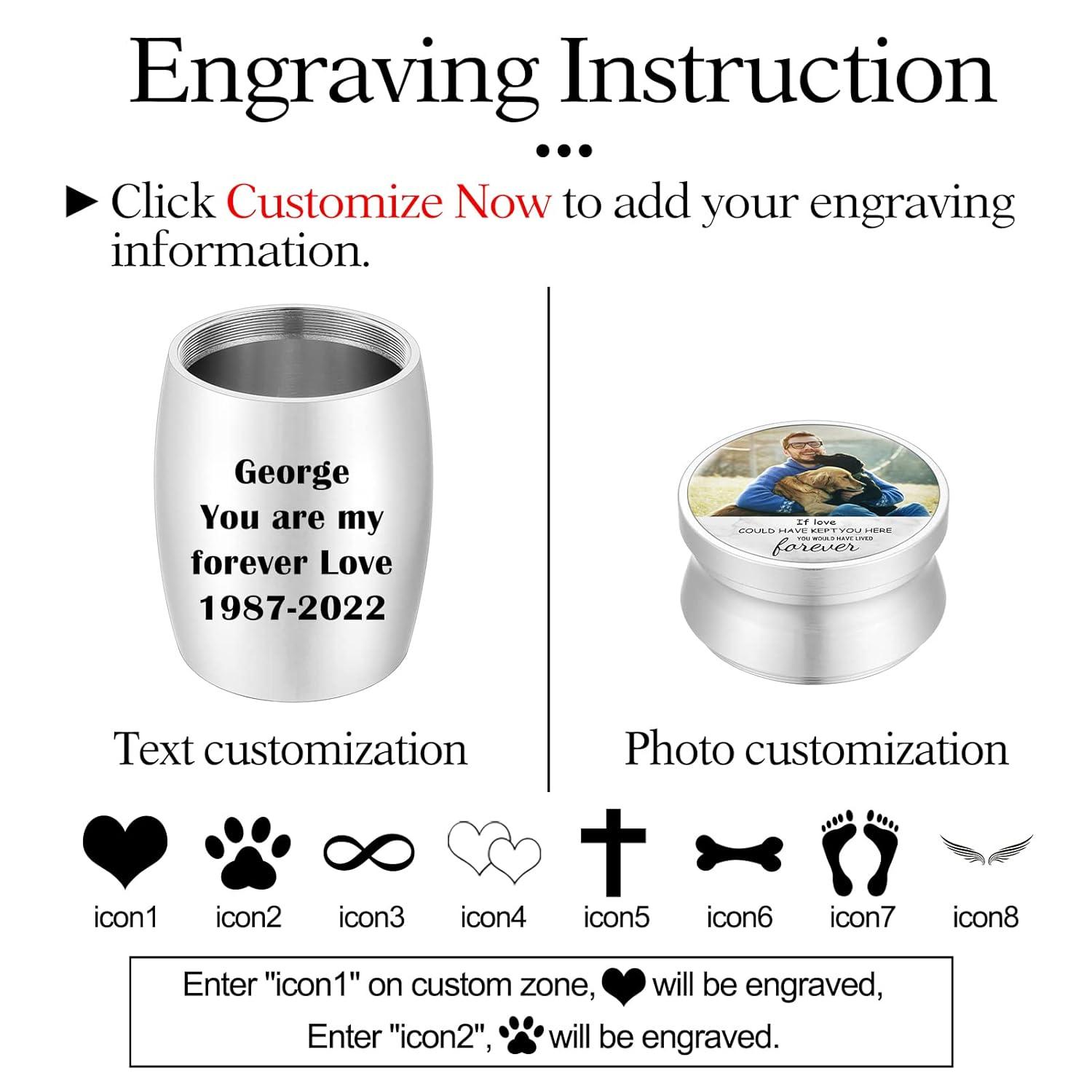 Small Keepsake Urn for Dad Mini Cremation Urns Decorative Memorial Funeral Ashes Holder Silver Engraved Stainless Steel Container for Dad Father 1.57 x 1.18 Inch-My Dad My Hero My Angel