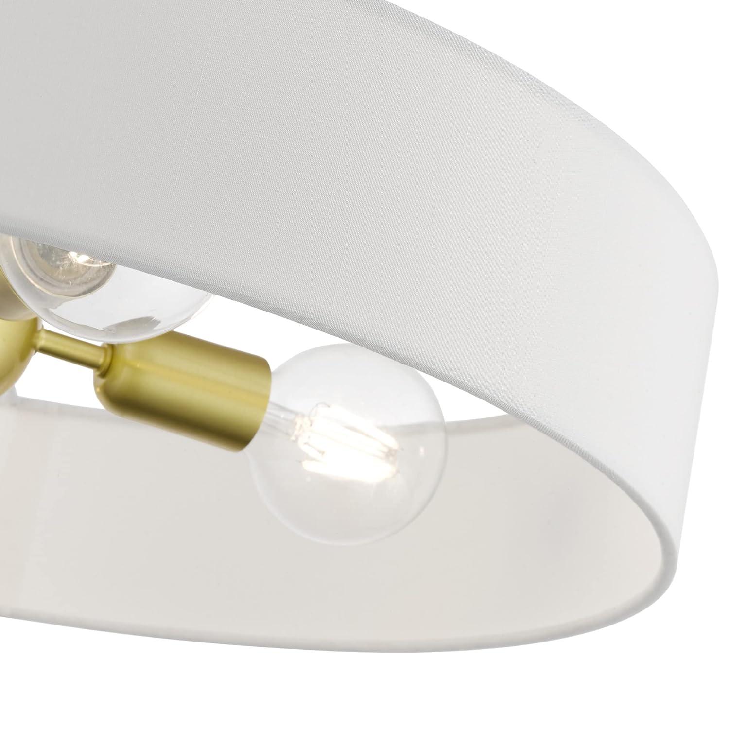 Livex Lighting Venlo 4 - Light Semi-Flush Mount in  Black/Brushed Nickel