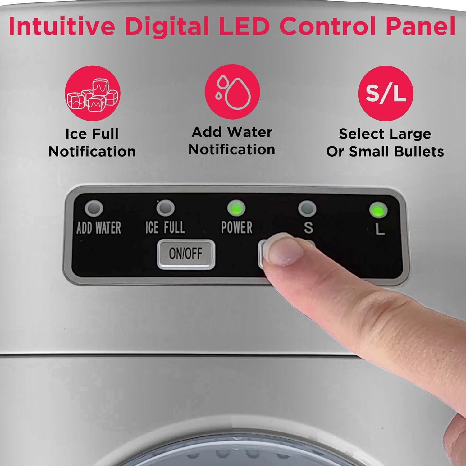 Frigidaire Small Appliances Frigidaire Small Appliances 26 Lb. Daily Production Cube Ice Freestanding Ice Maker