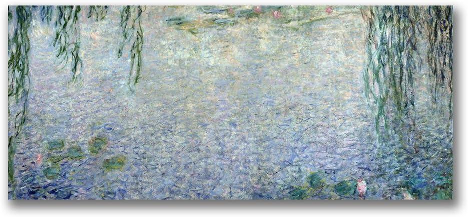 Claude Monet Water Lilies Morning Canvas Wall Art