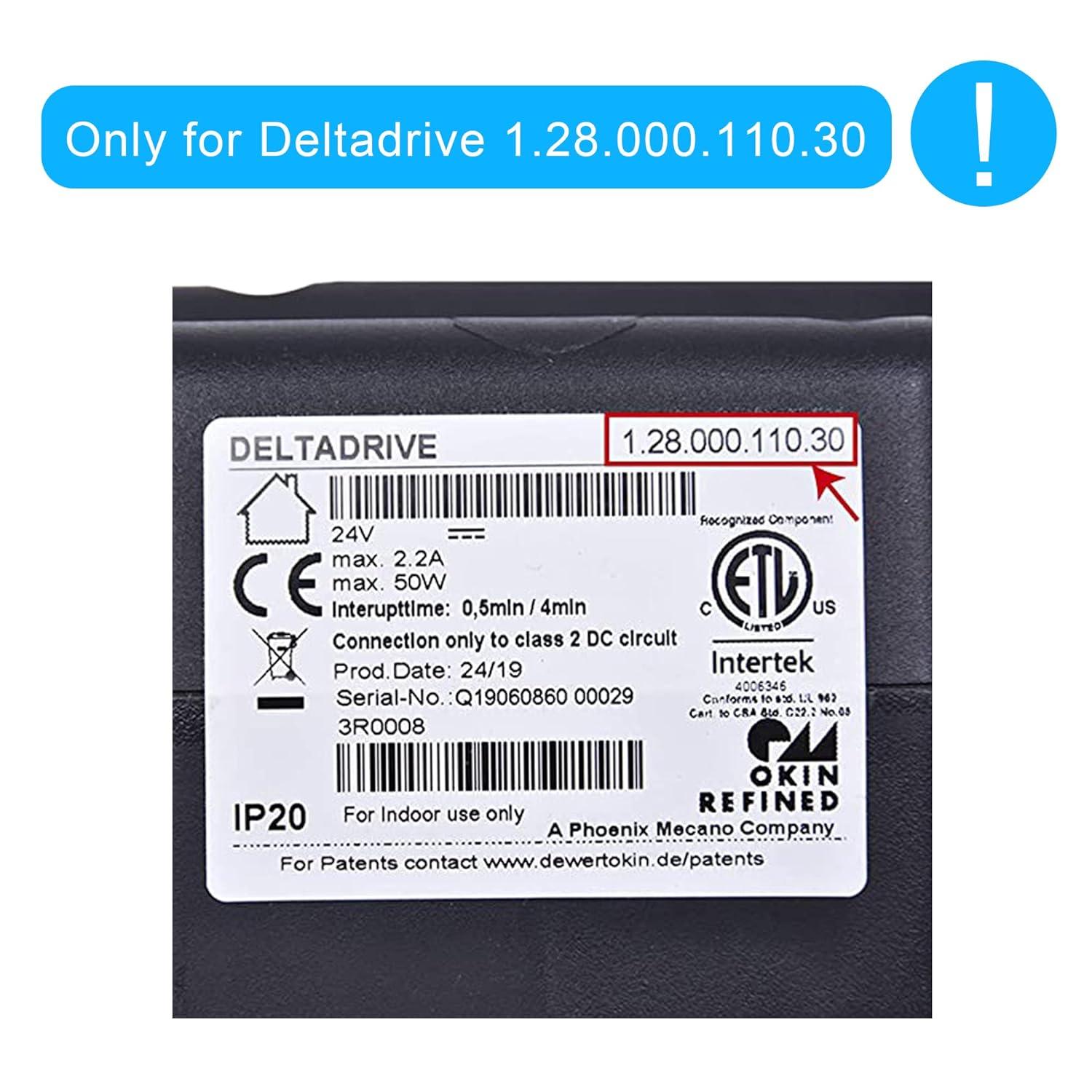Okin Deltadrive Actuator Motor Model 1.28.000.131.30 Replacement for Lift Chair Power Recliner