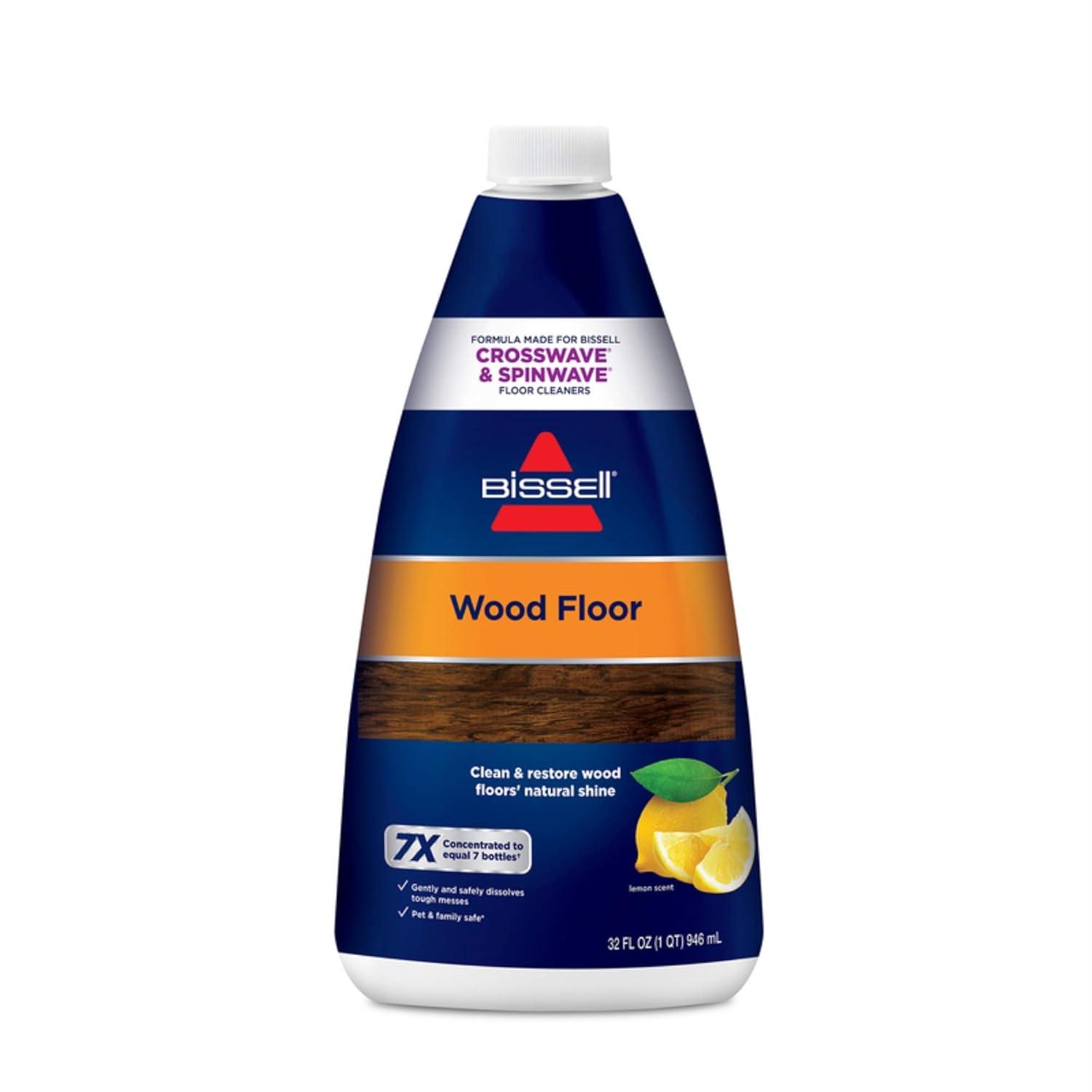 BISSELL Indoor Wood Floor Formula CrossWave& SpinWave, Lemon