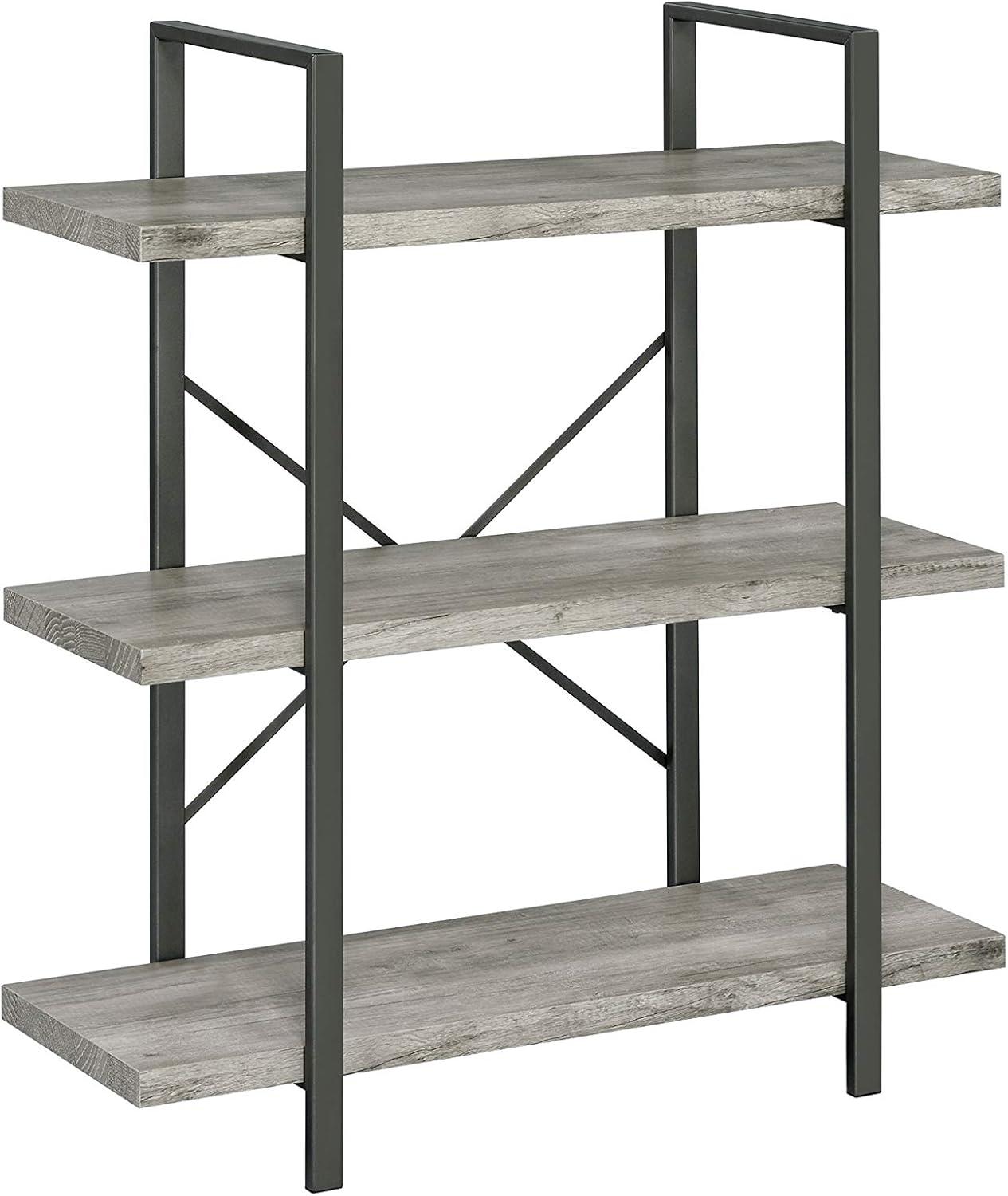 40" Cole 3 Shelf Bookcase with Frame - Coaster