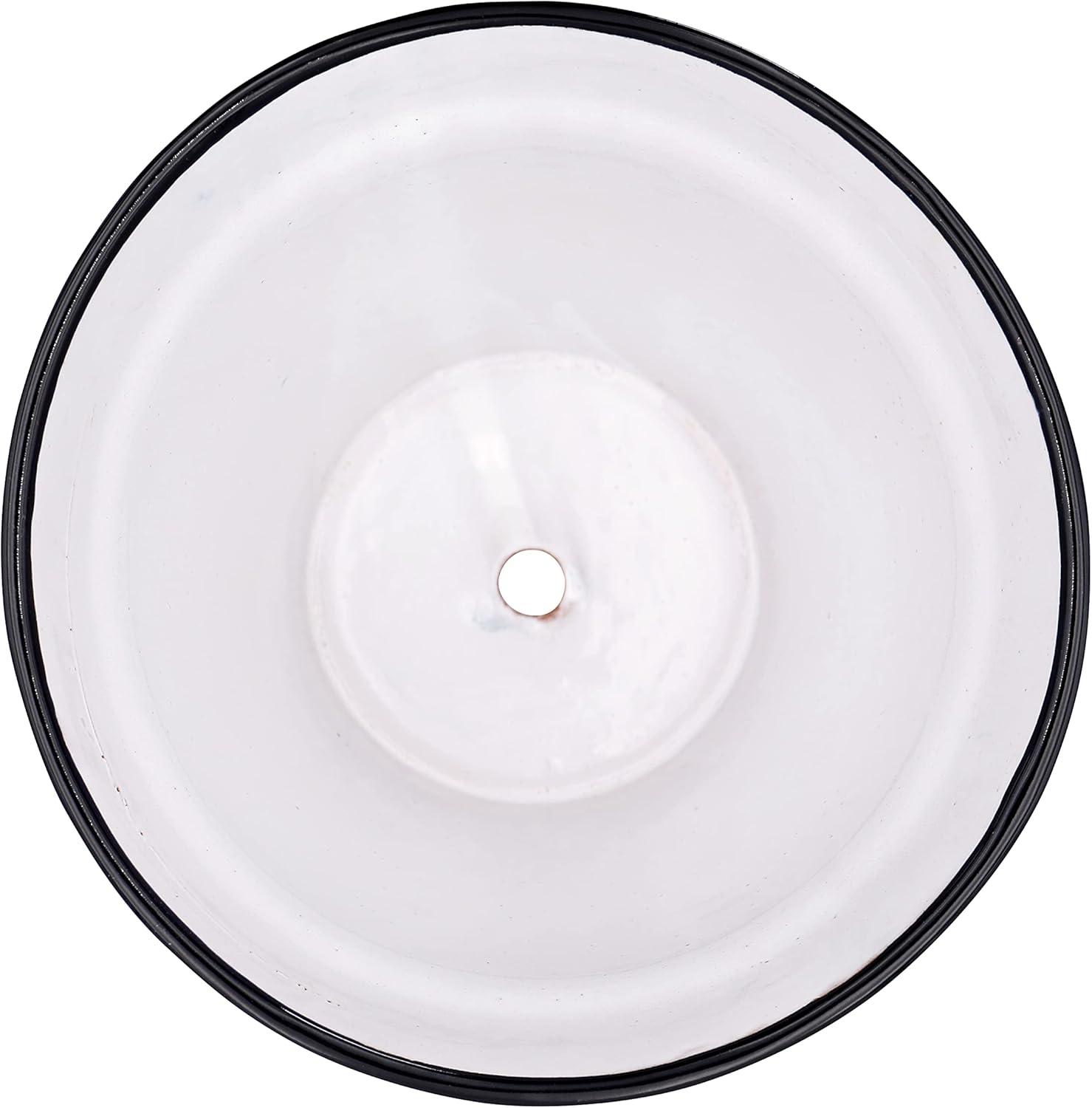 Evergreen Garden Talavera Mexican Pottery Ceramic Floral Classic Top Pot Planter | Flower Pot Plant Succulent | Indoor Outdoor (10 inch)