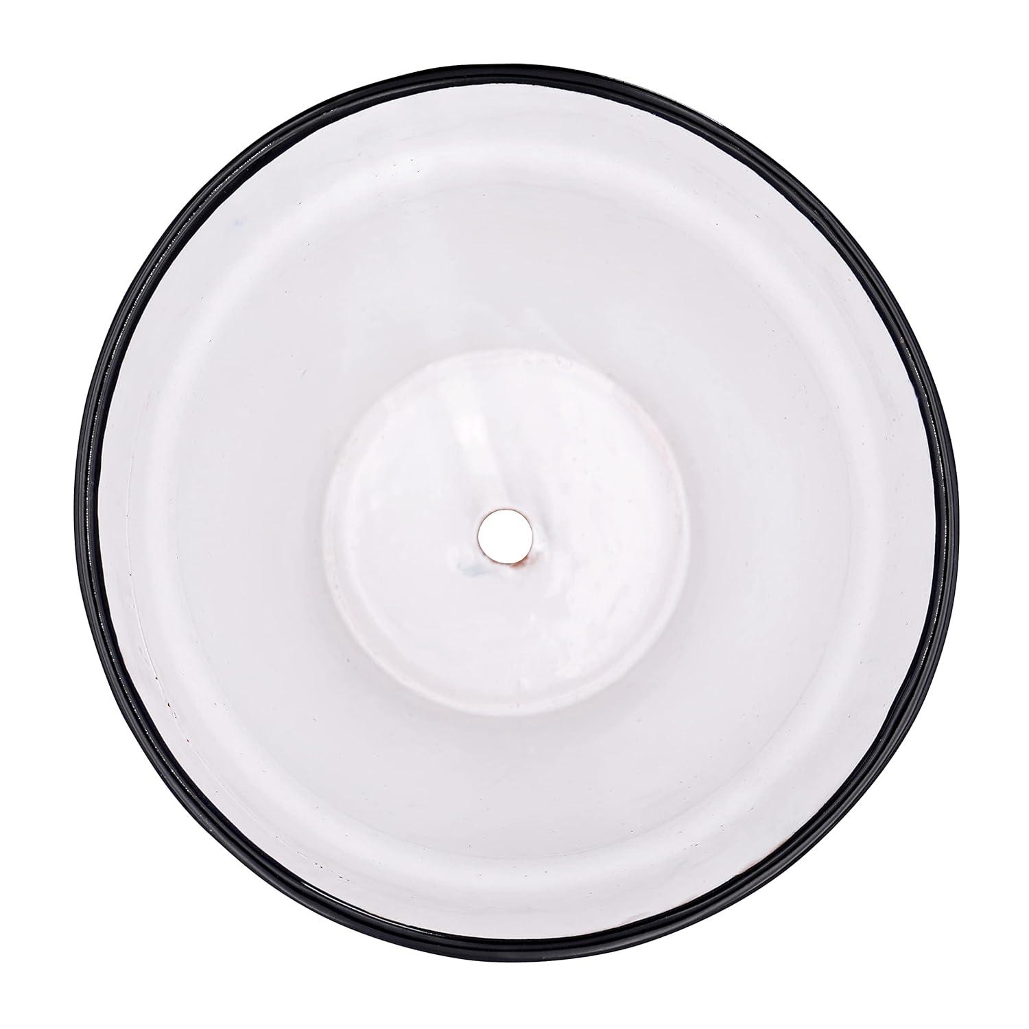 Evergreen Garden Talavera Mexican Pottery Ceramic Floral Classic Top Pot Planter | Flower Pot Plant Succulent | Indoor Outdoor (10 inch)