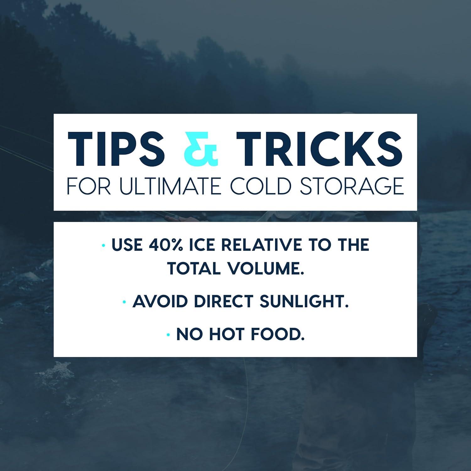 IRIS USA HUGEL 64 QT Cooler Box Insulated, Hard Cooler, Vacuum-Insulated Panels Durable Portable Ice Chest with Built-in Handle and Wheels, Black