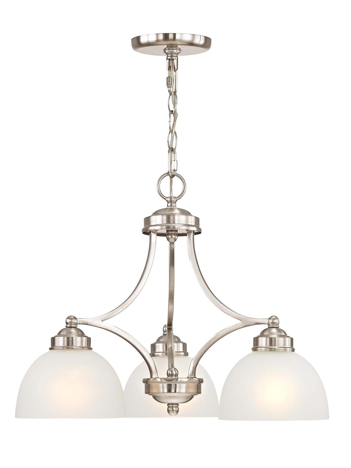 Livex Lighting Somerset 3 - Light Chandelier in  Brushed Nickel