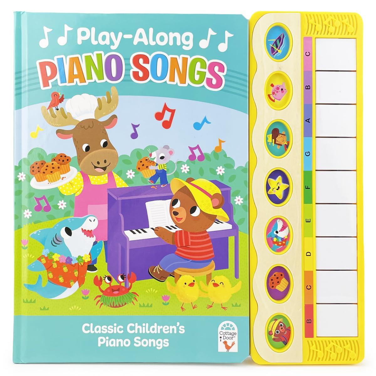Play-Along Piano Songs - by  Cottage Door Press (Board Book)