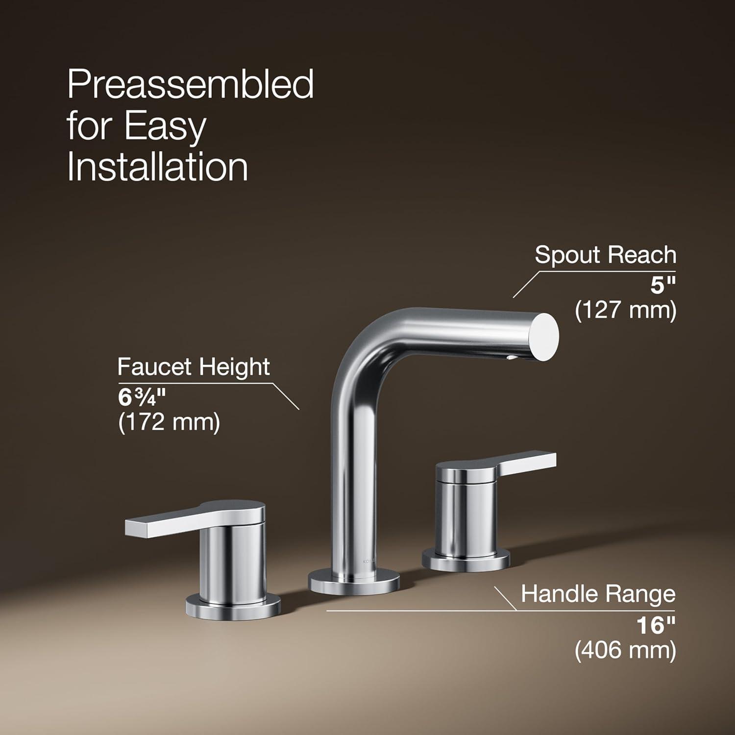 Elate Widespread Bathroom Sink Faucet 1.2 GPM