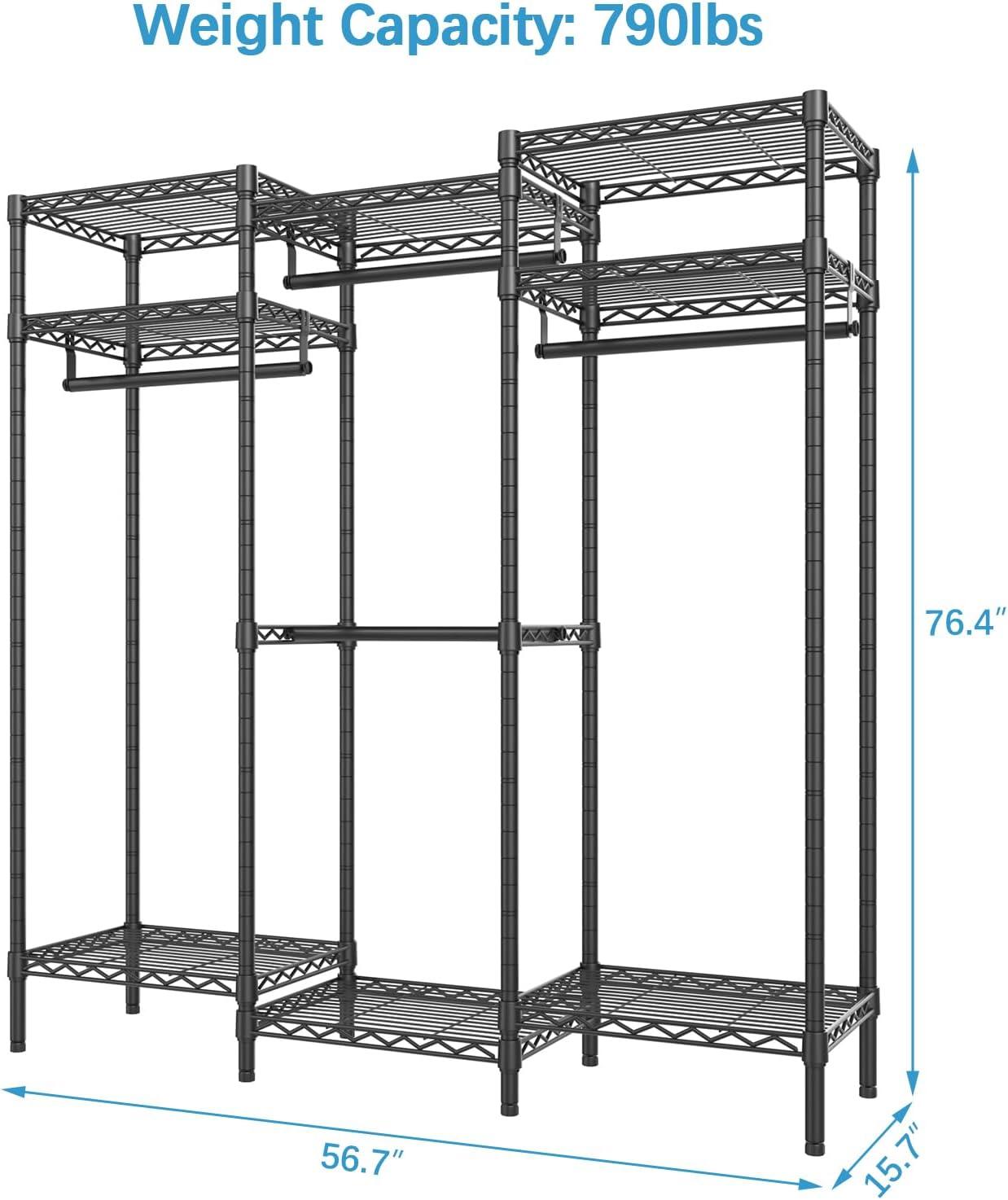 VIPEK V5i Medium Garment Rack Bedroom Armoires Freestanding Closet Organizer Portable Wardrobe Closet