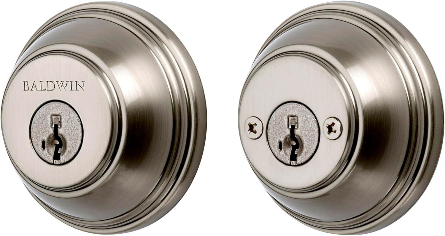 385 Round Double Cylinder Deadbolt Featuring SmartKey in Venetian Bronze