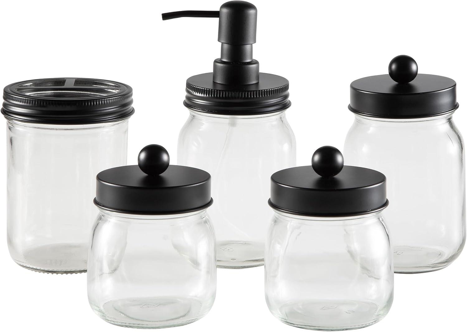 Home-Complete 5-Pc Bathroom Accessories Set