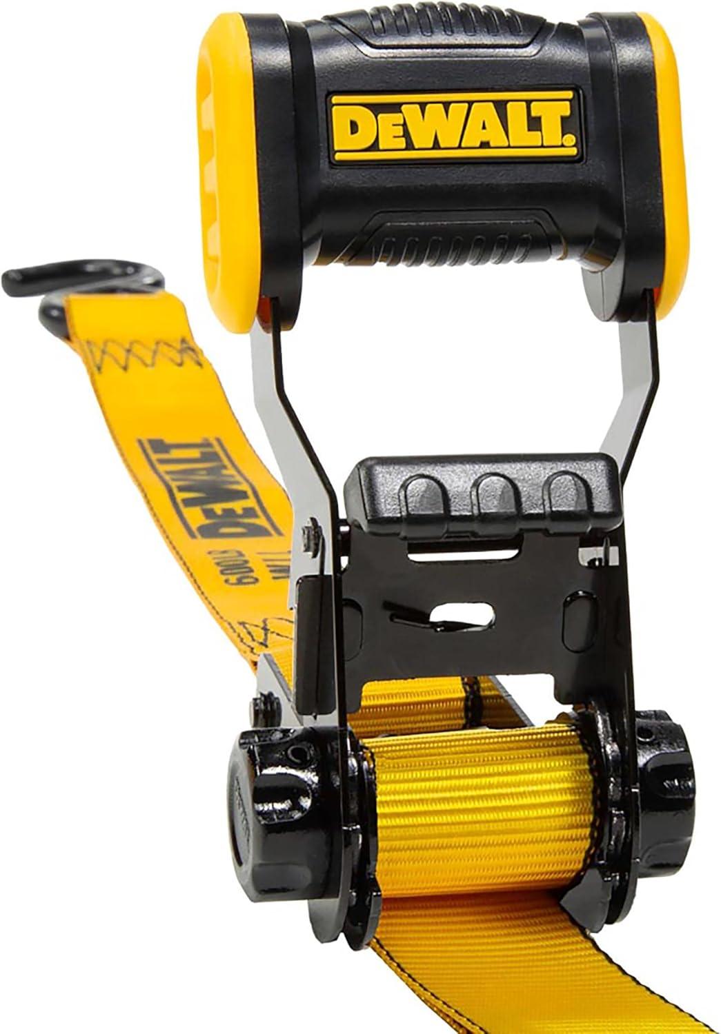 12 ft. x 1.25 in. Ratchet Tie Down Straps 1800 LB Break Strength (4-Pack)