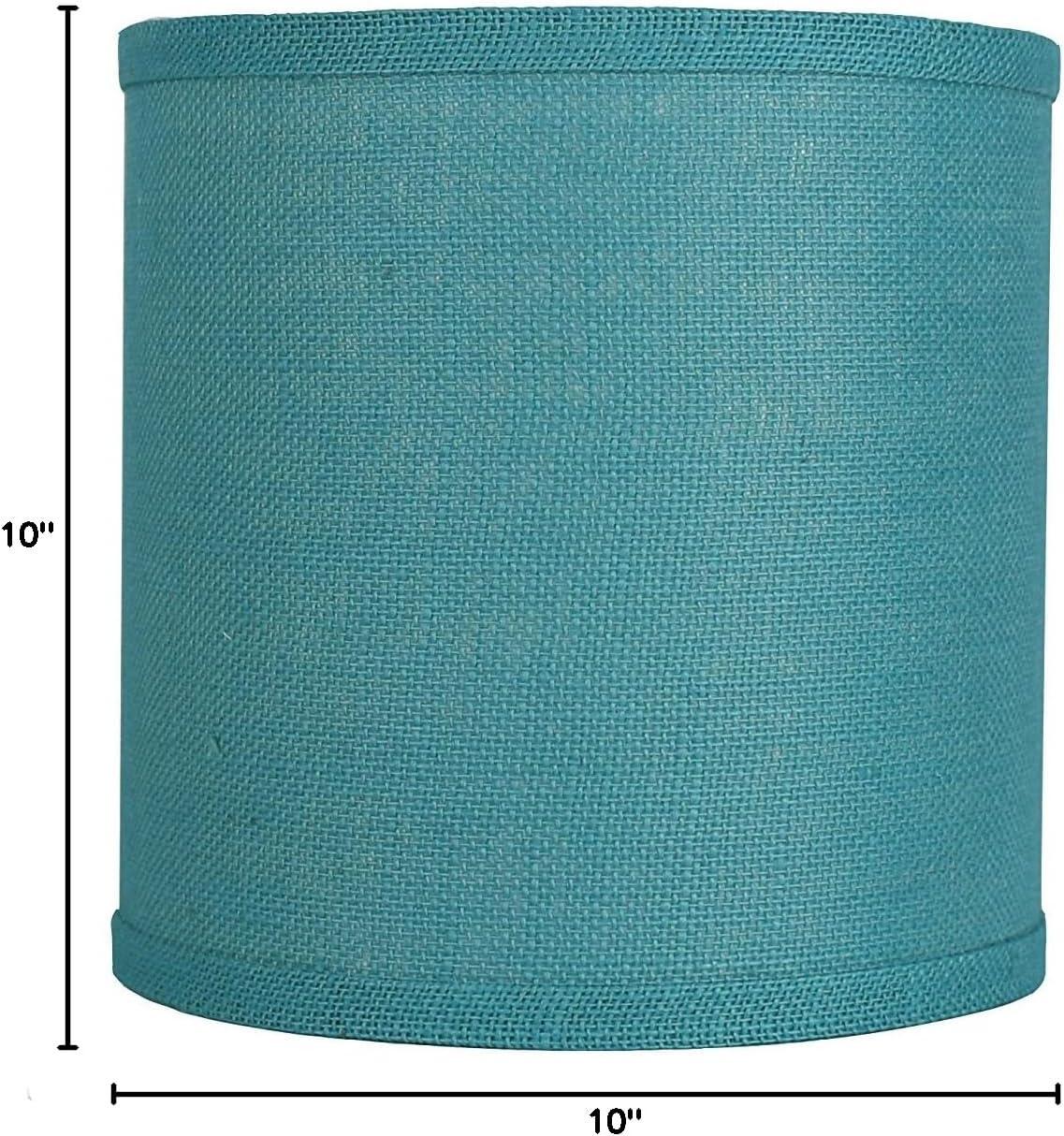 Urbanest Classic 10'' Burlap Drum Lamp Shade