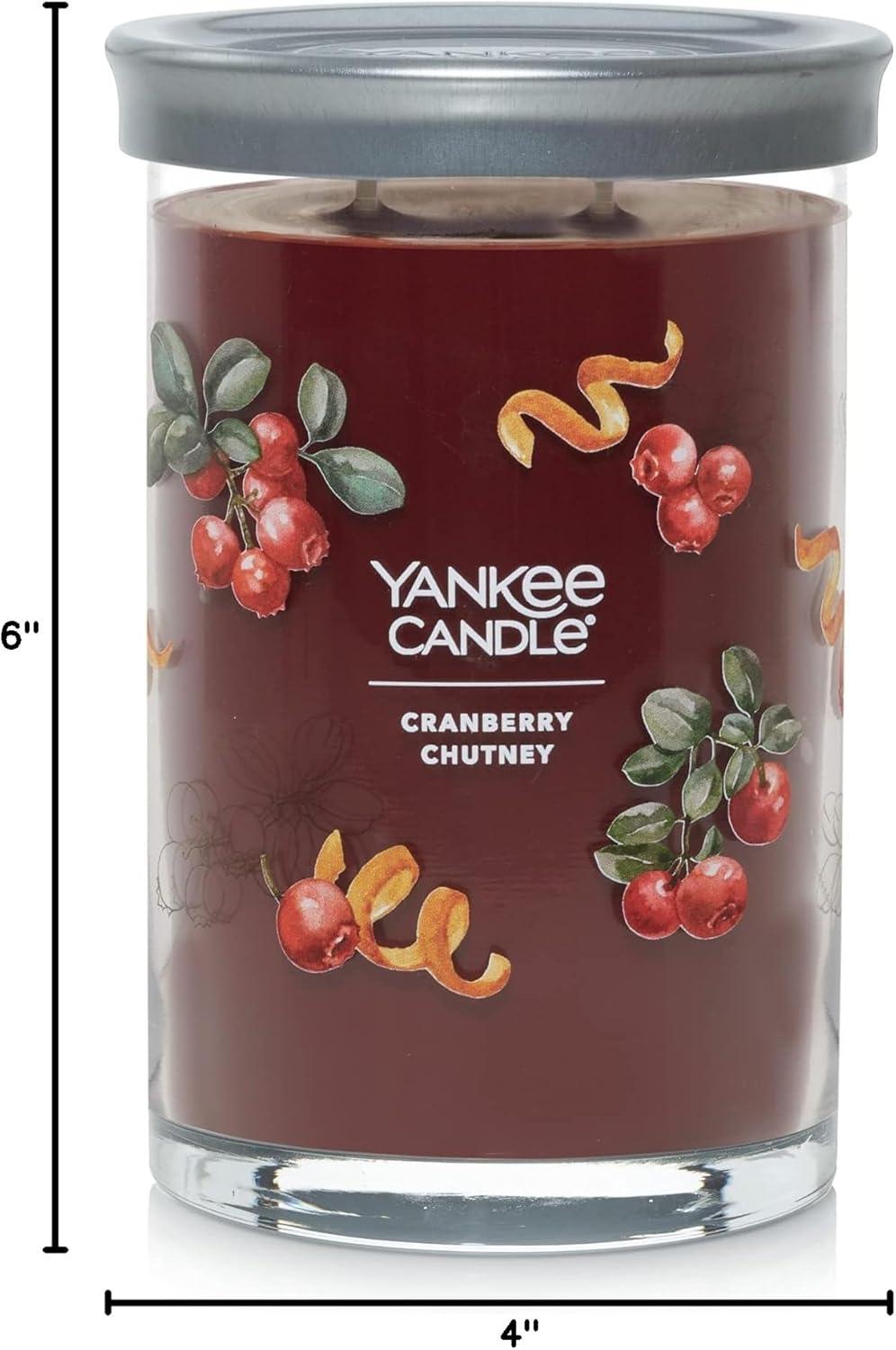 Cranberry Chutney Black Soy 20oz Tumbler Candle