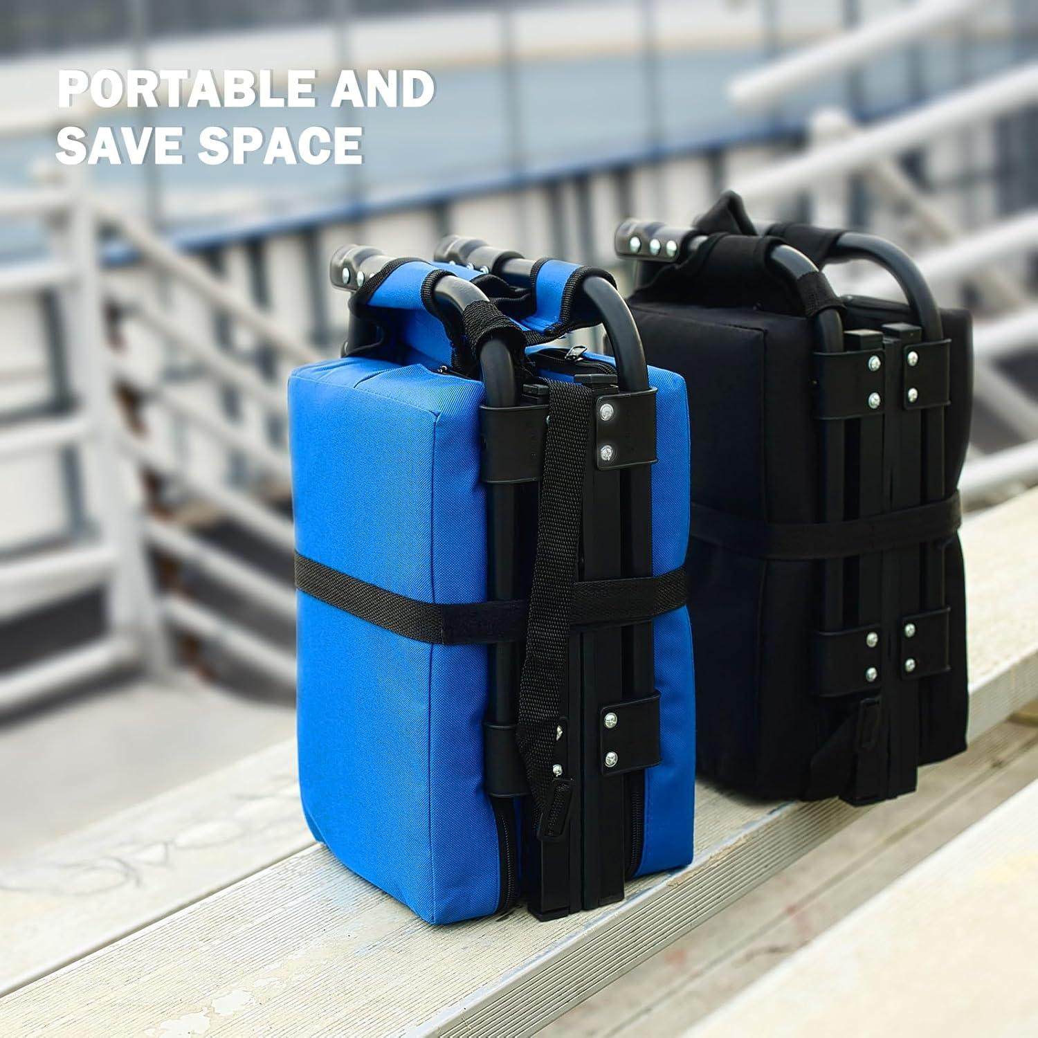 Folding Stadium Seat with Cushions