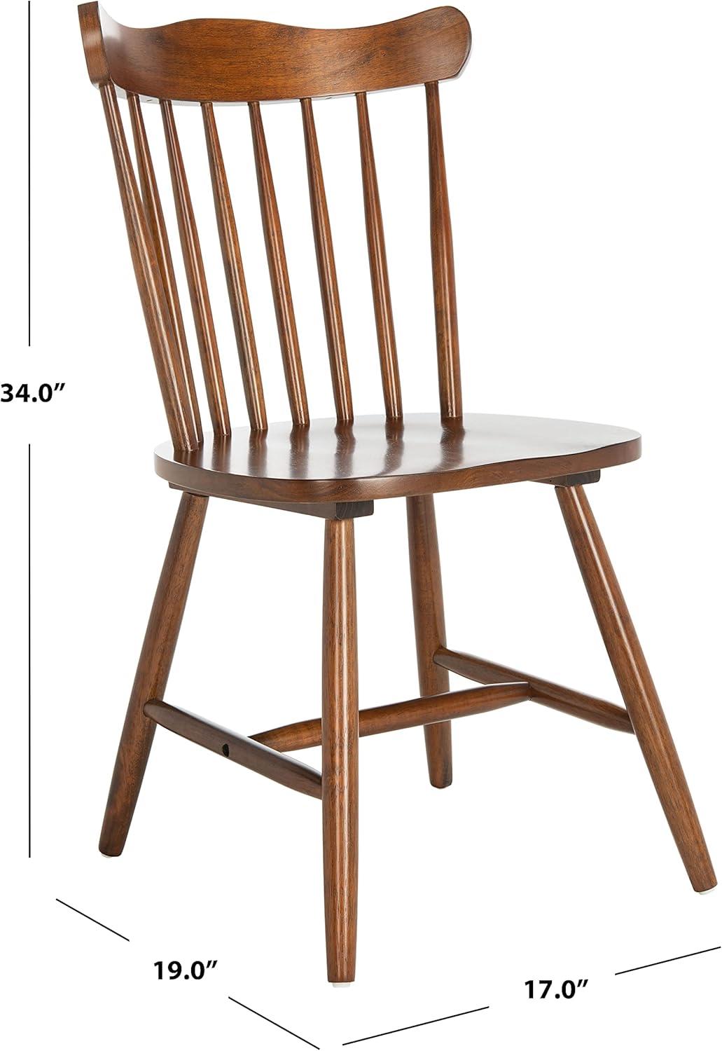 Reeves Dining Chair (Set Of 2) - Walnut - Safavieh