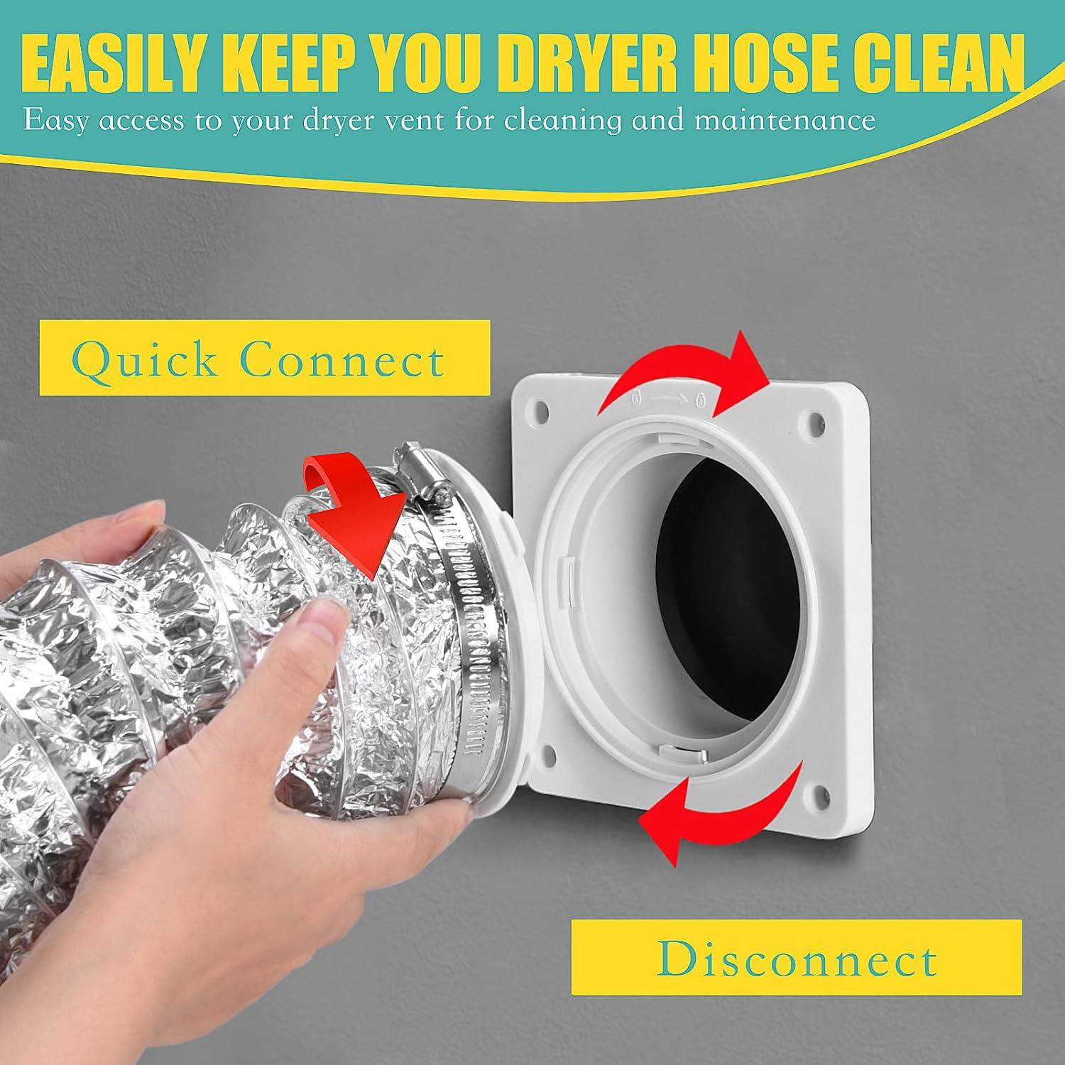 Dryer Machine Ventilation Kit Dryer Ventilation Wall Panel Connector Kit