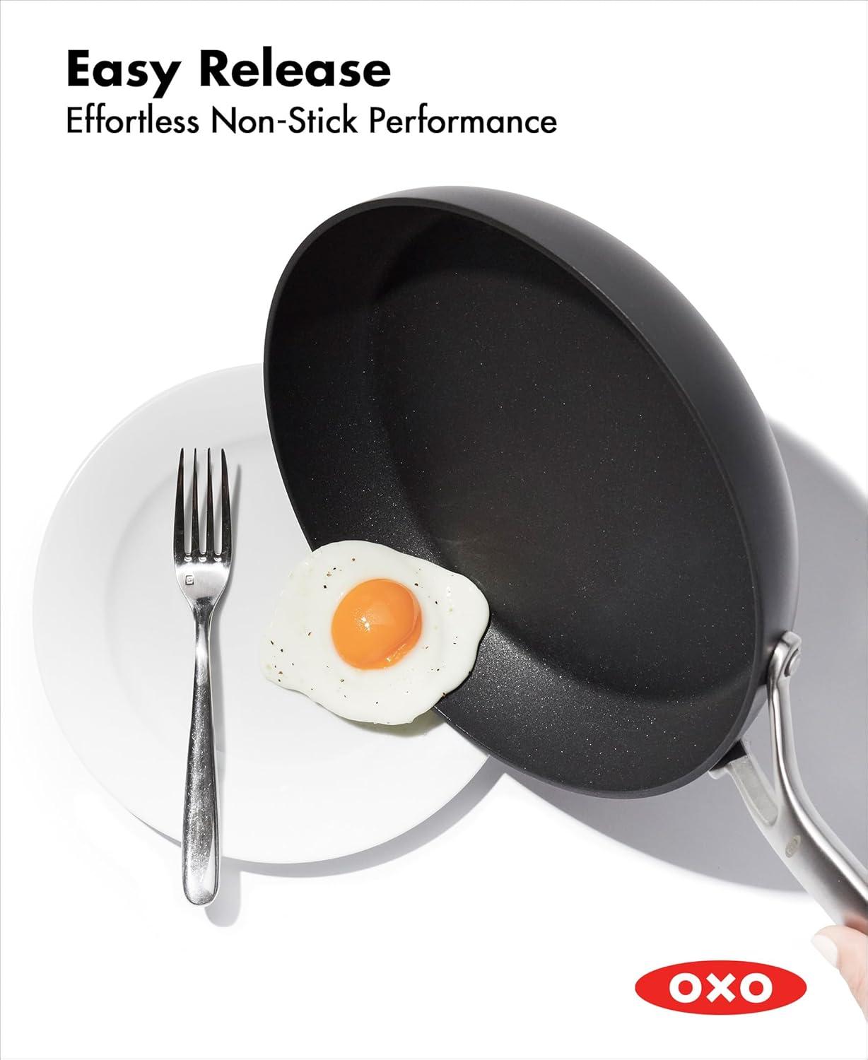 OXO OXO 5 Pieces Hard-Anodized Aluminium Non Stick Cookware Set