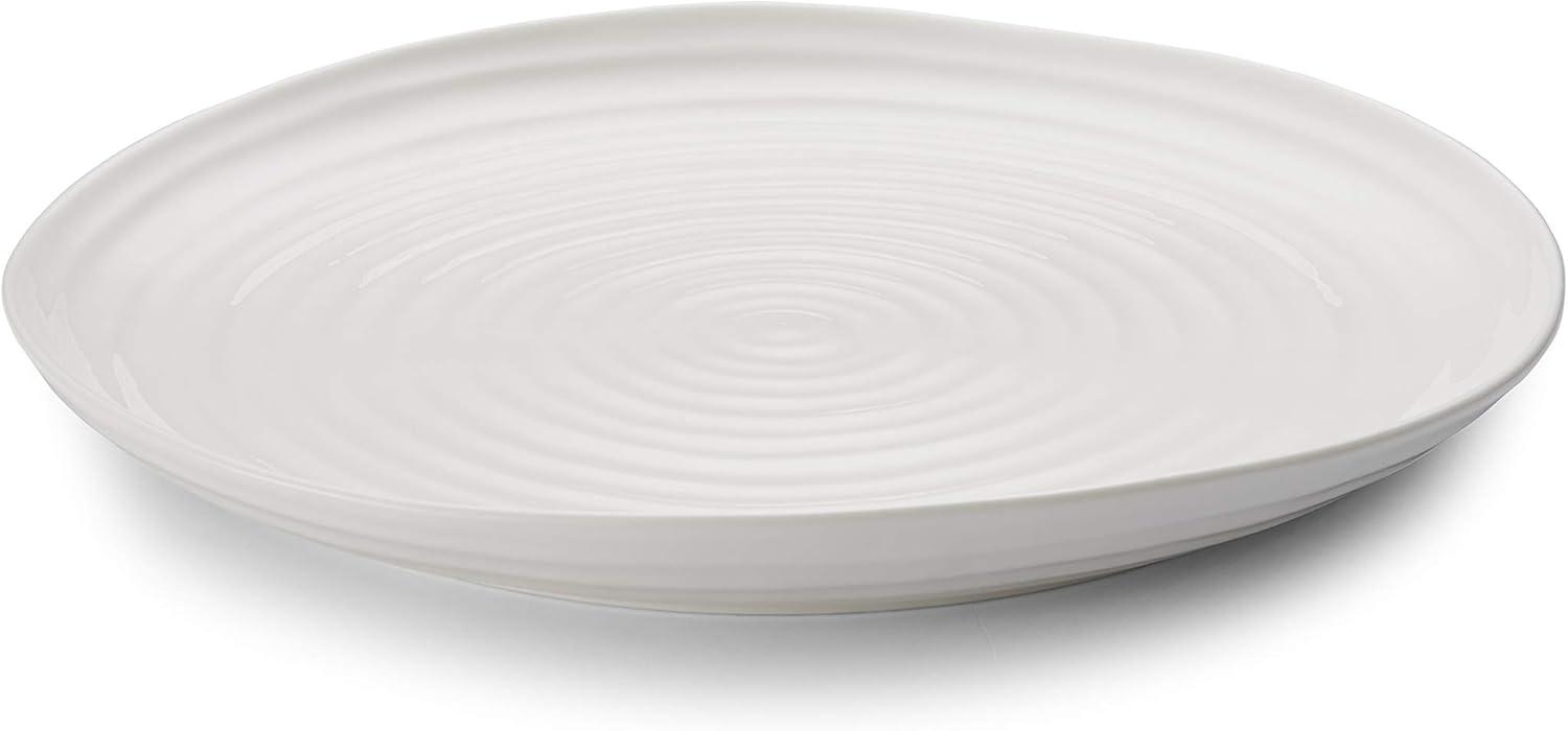 Portmeirion Sophie Conran-White Platter, Round 12"