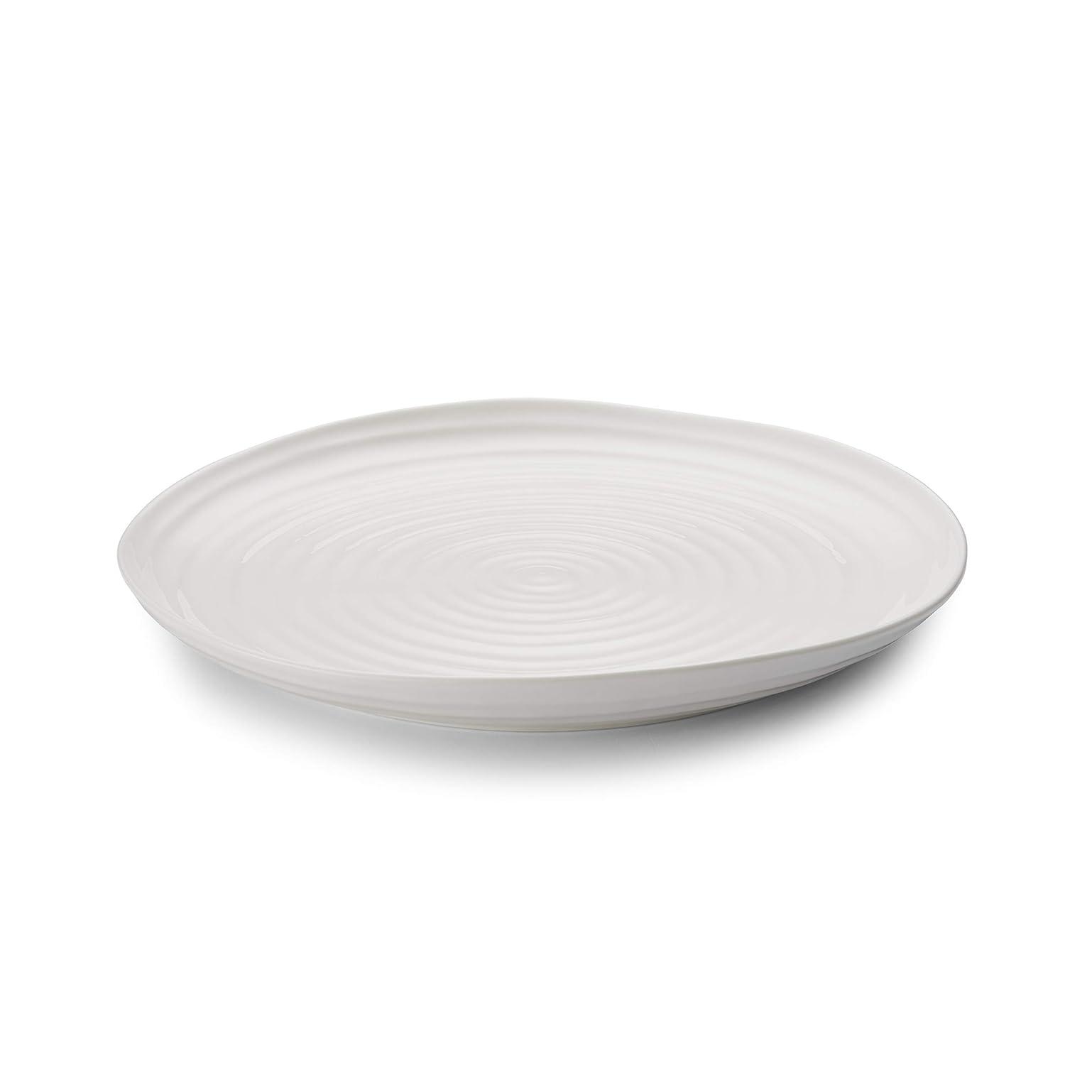 Portmeirion Sophie Conran-White Platter, Round 12"