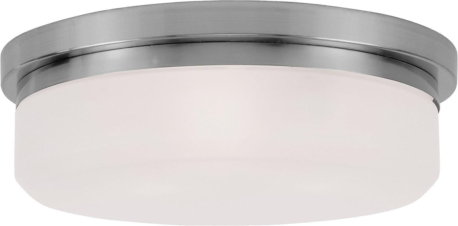 Livex Lighting Stratus 3 - Light Flush Mount in  Brushed Nickel