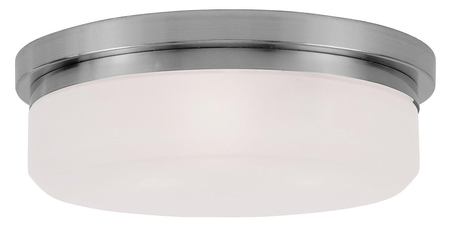 Livex Lighting Stratus 3 - Light Flush Mount in  Brushed Nickel