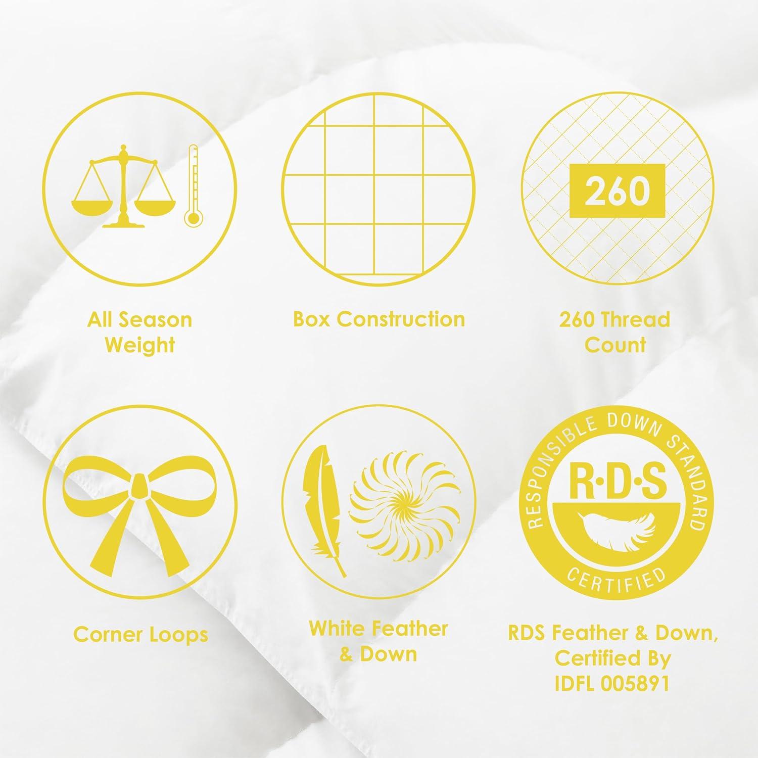 Canadian Down & Feather Company White Feather And Down Duvet