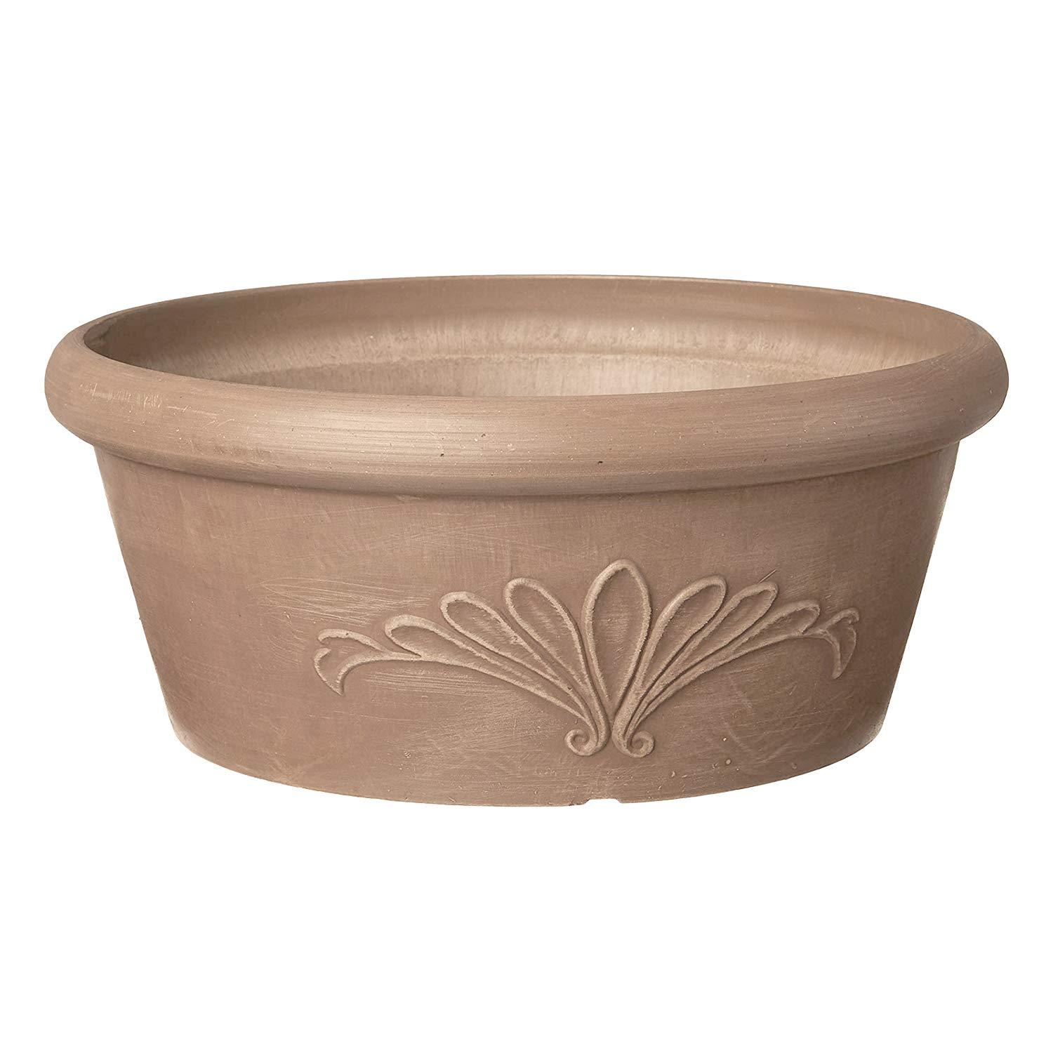 Arcadia Garden Products 10x3.5" PSW Bulb Pan, Taupe