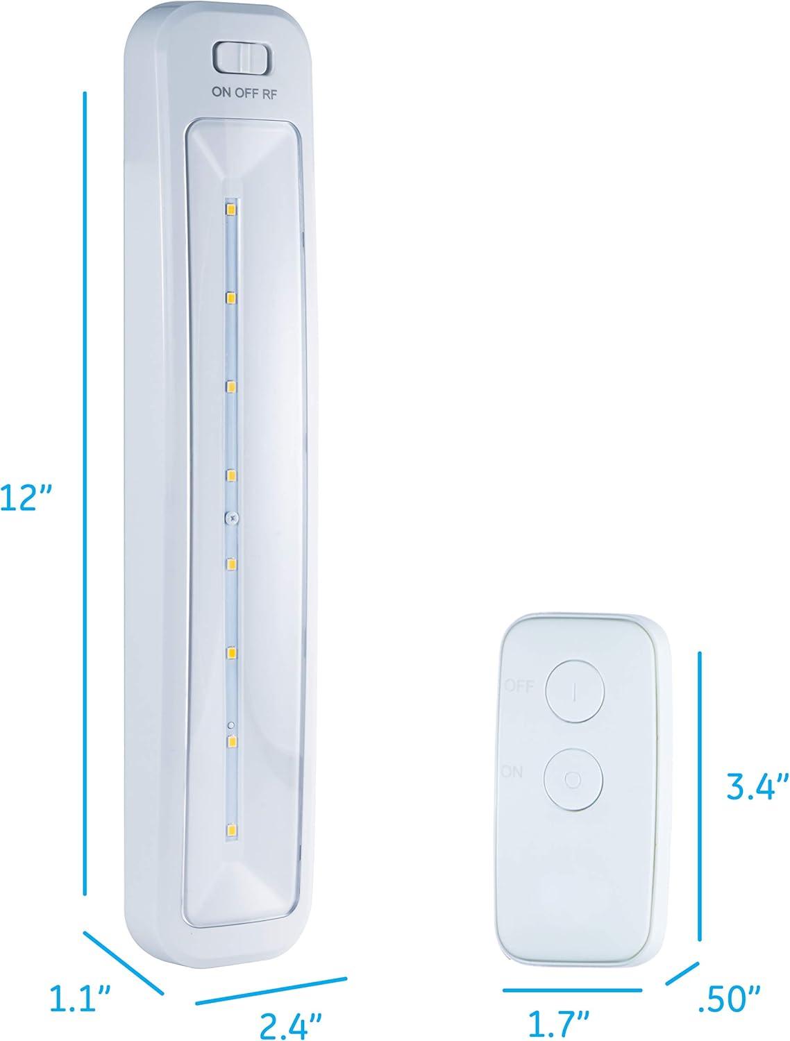 GE 12-in Battery LED Under Cabinet Light Bar with Remote