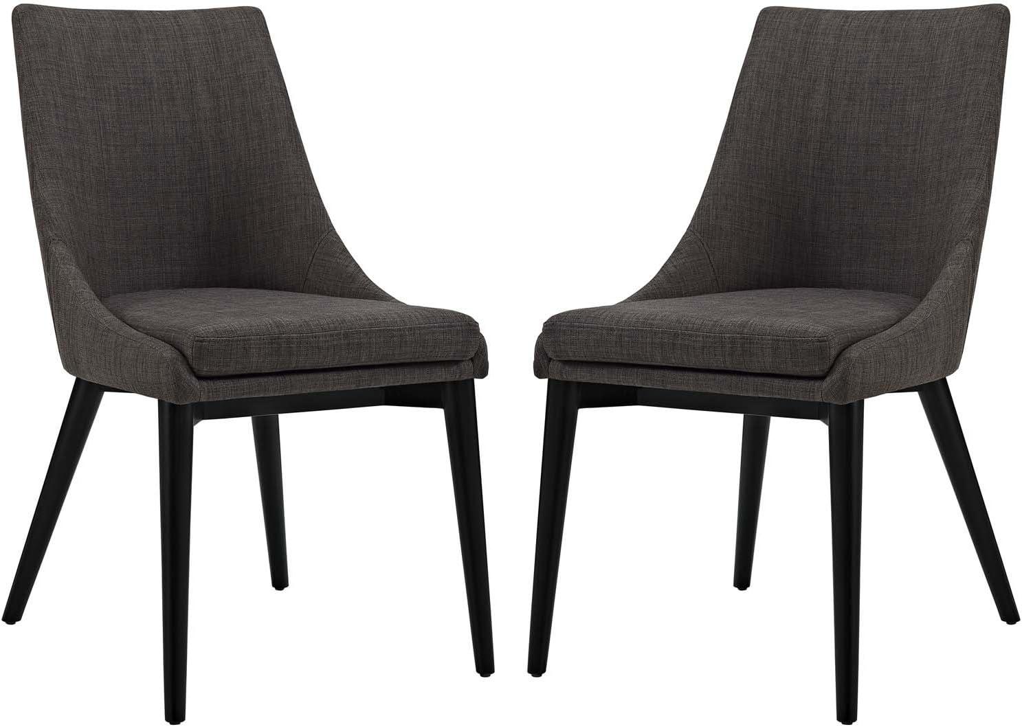 Modway Viscount Dining Side Chair Fabric Set of 2