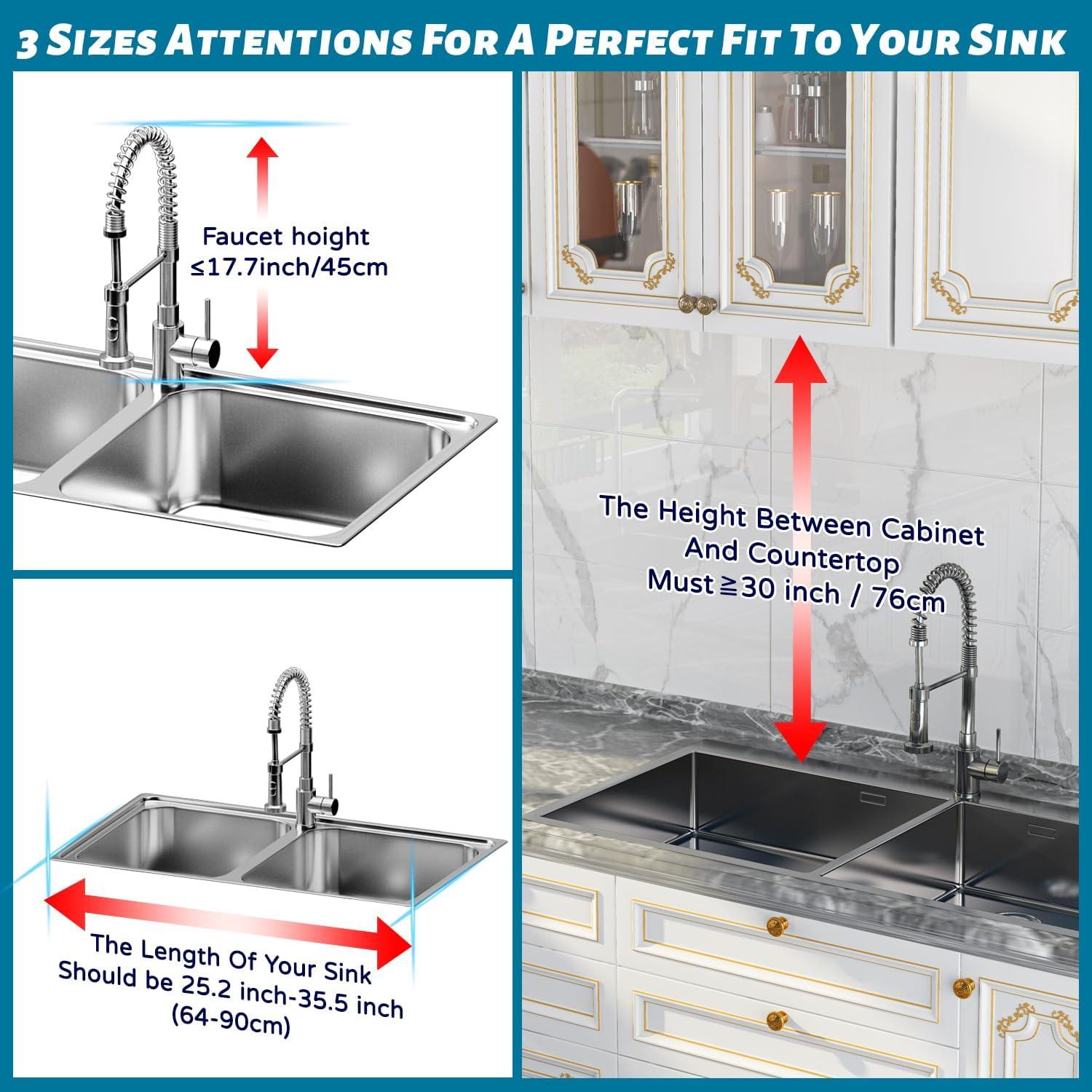 Black Stainless Steel Expandable Over Sink Dish Drying Rack