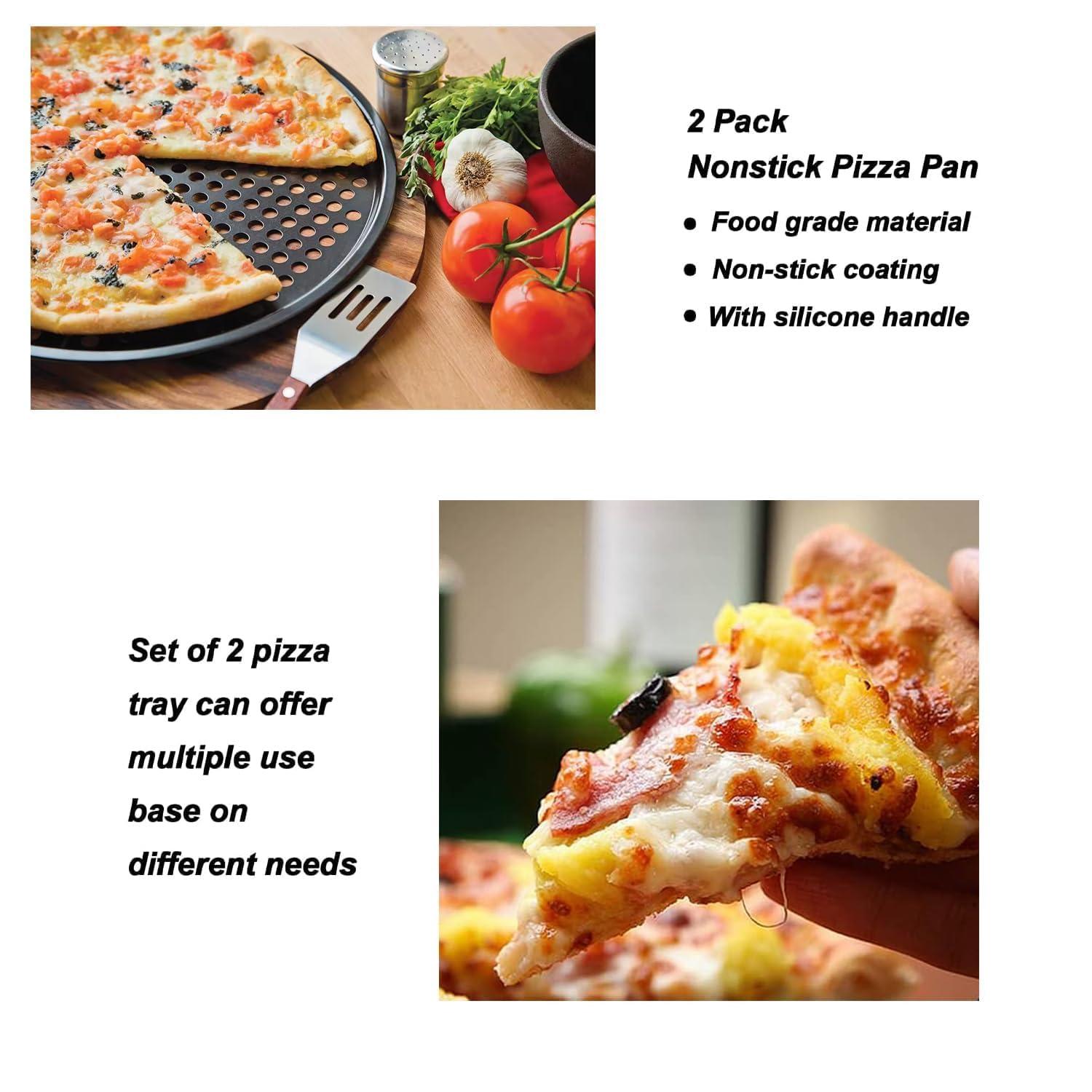 Lifemaster Lifemaster Non-Stick Steel Pizza Pan