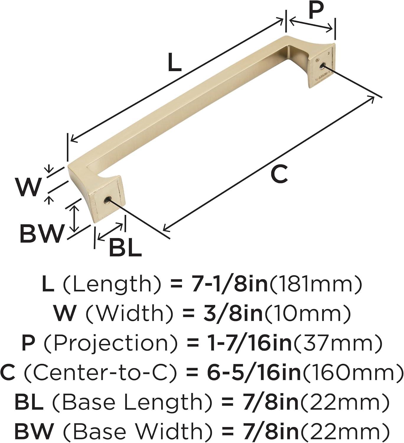 Mulholland 6 5/16" Center to Center Bar Pull