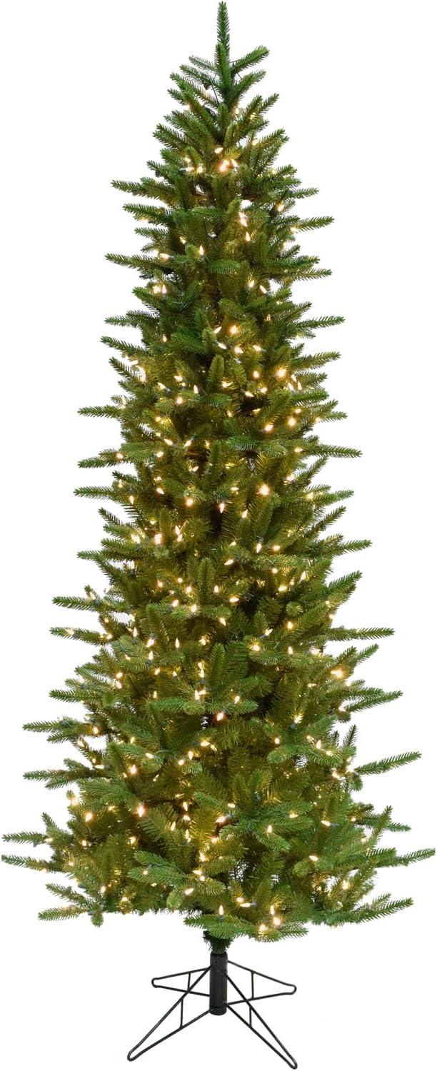 Carmel Pine 7.5-Ft Artificial Christmas Tree with White Lights