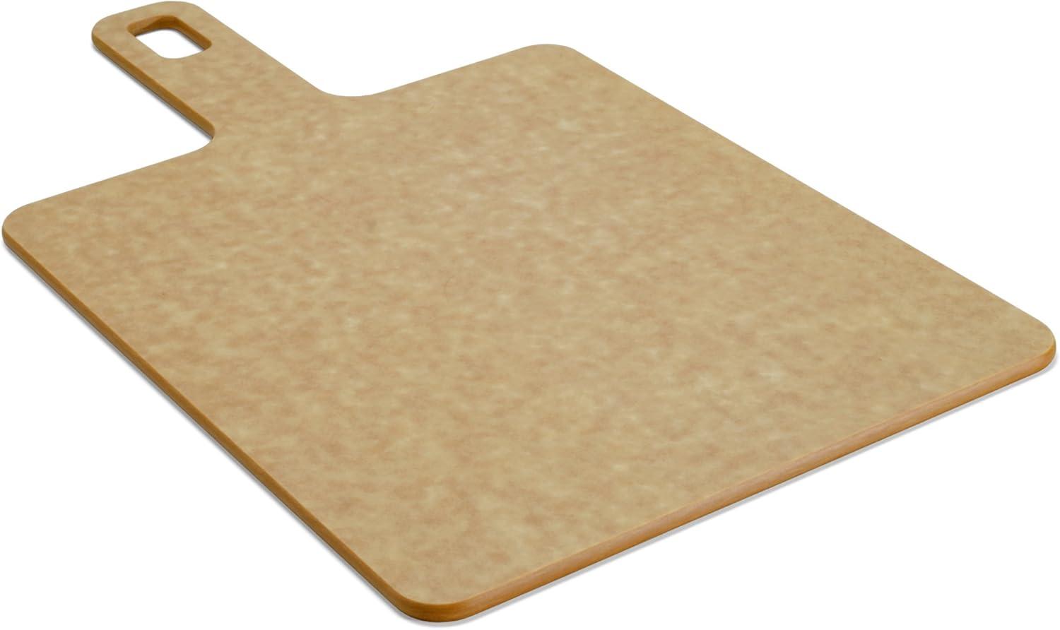 Natural Wood Fiber Cutting and Serving Board with Handle