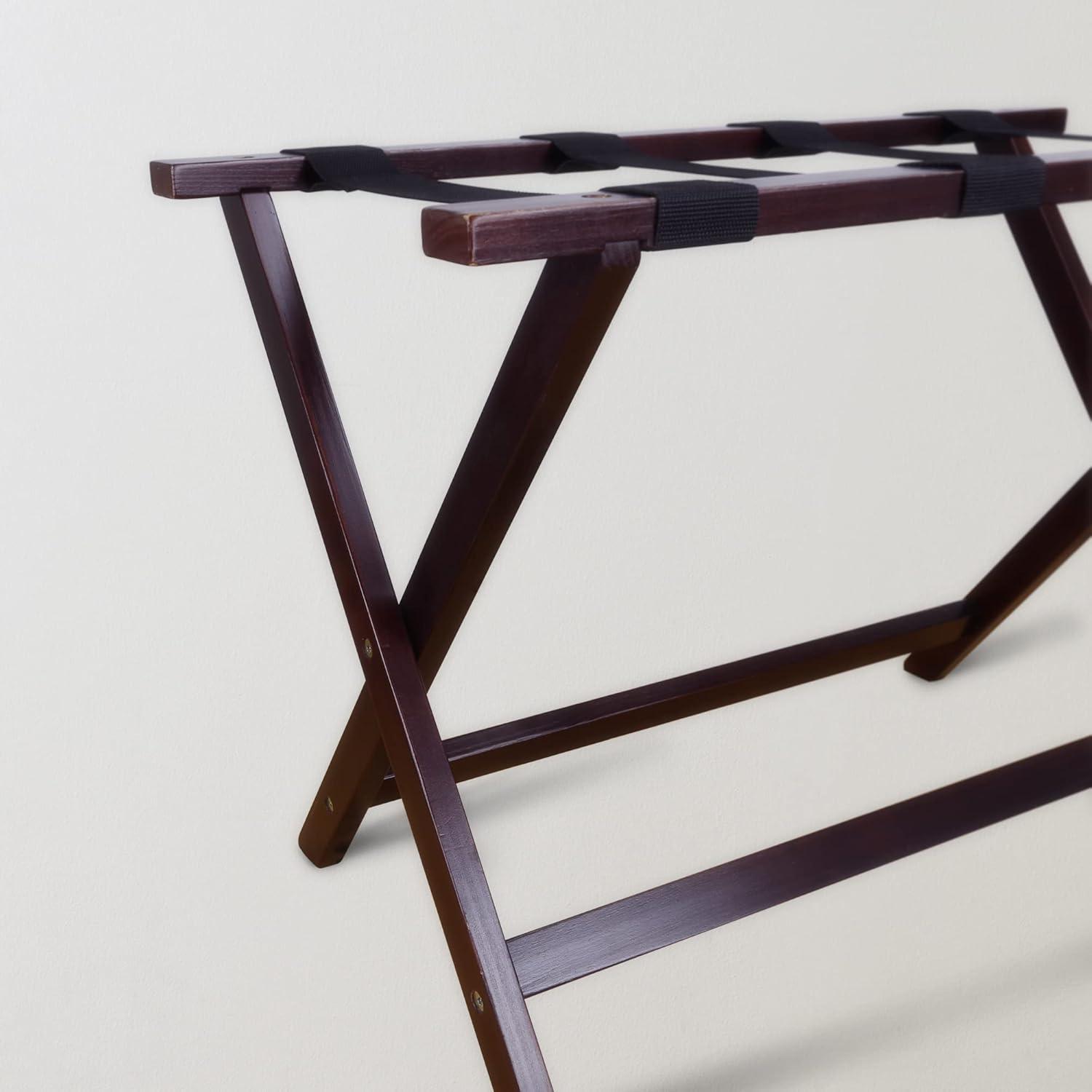 ROTSEN FURNITURE LLC. Heavy Duty Solid Wood Extra Wide Luggage Rack