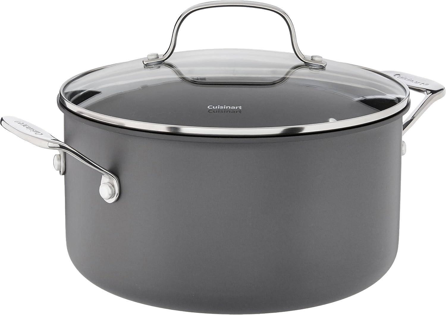 Cuisinart Chef's Classic 6 Quart Non-Stick Hard-Anodized Stockpot with Cover