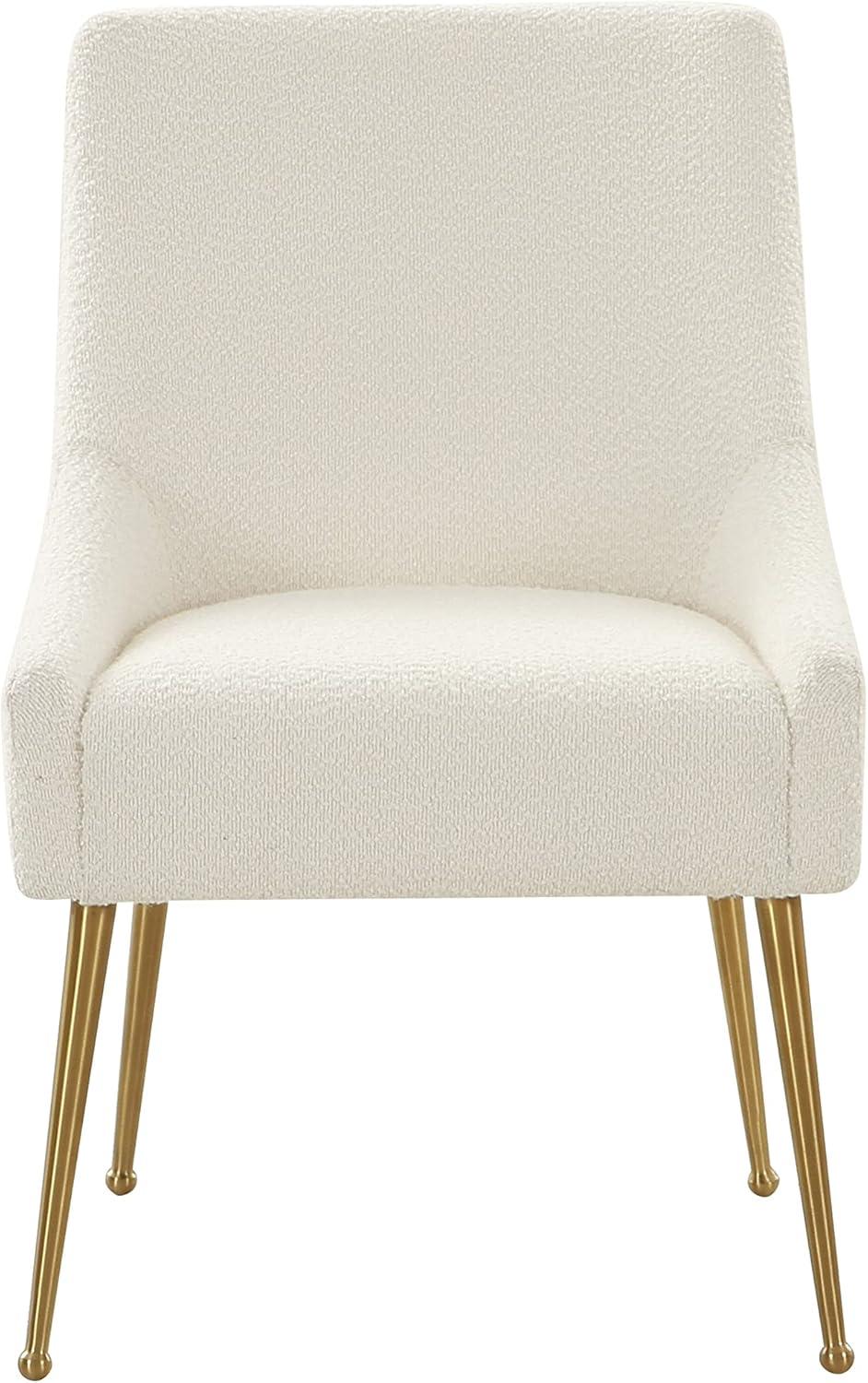 Beatrix 19'' H Velvet Upholstered Metal Parsons Chair