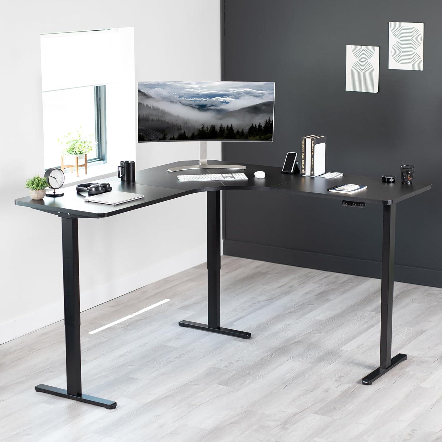 VIVO Electric Multi Motor Corner Desk Frame (DESK-V123E series)