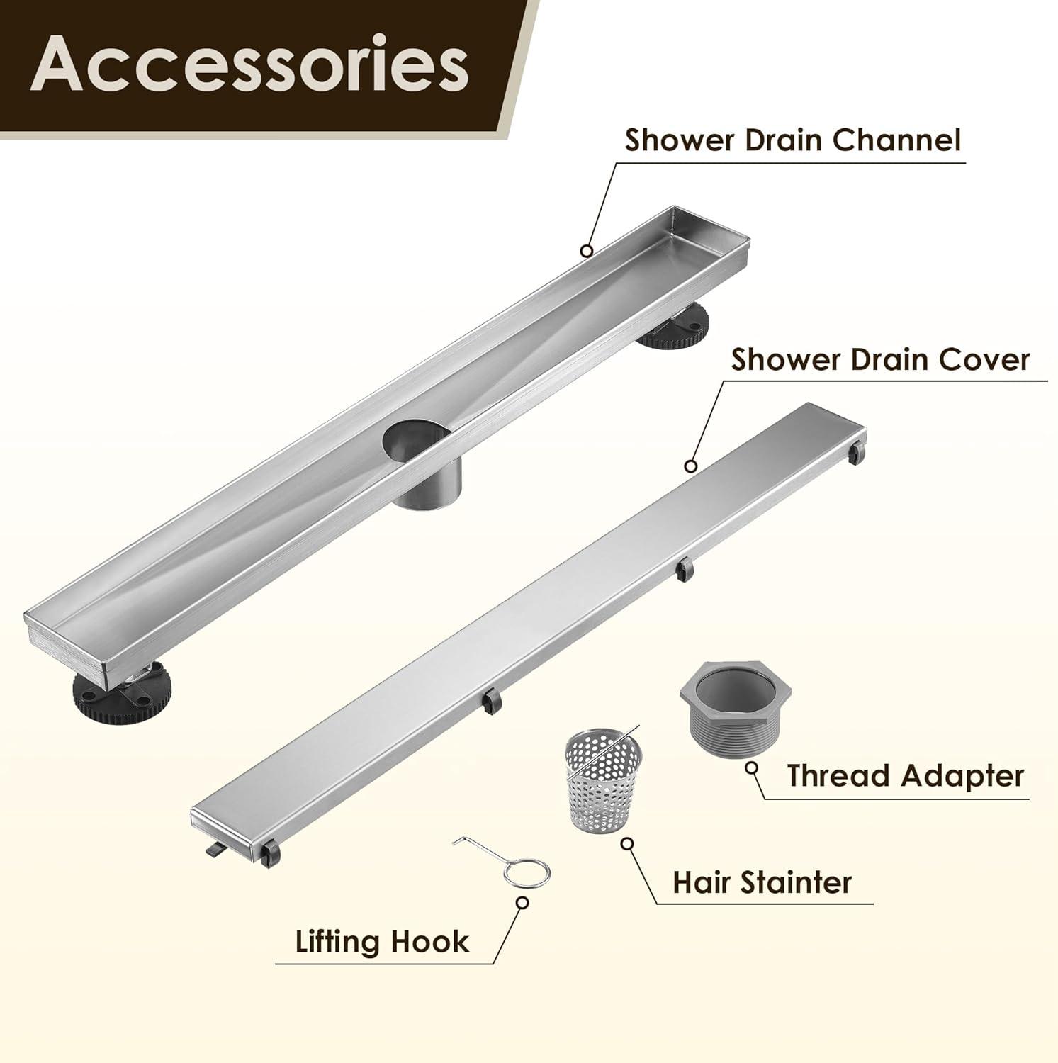 VIBRANTBATH FD06-N-24 1 24'' W Linear Grid