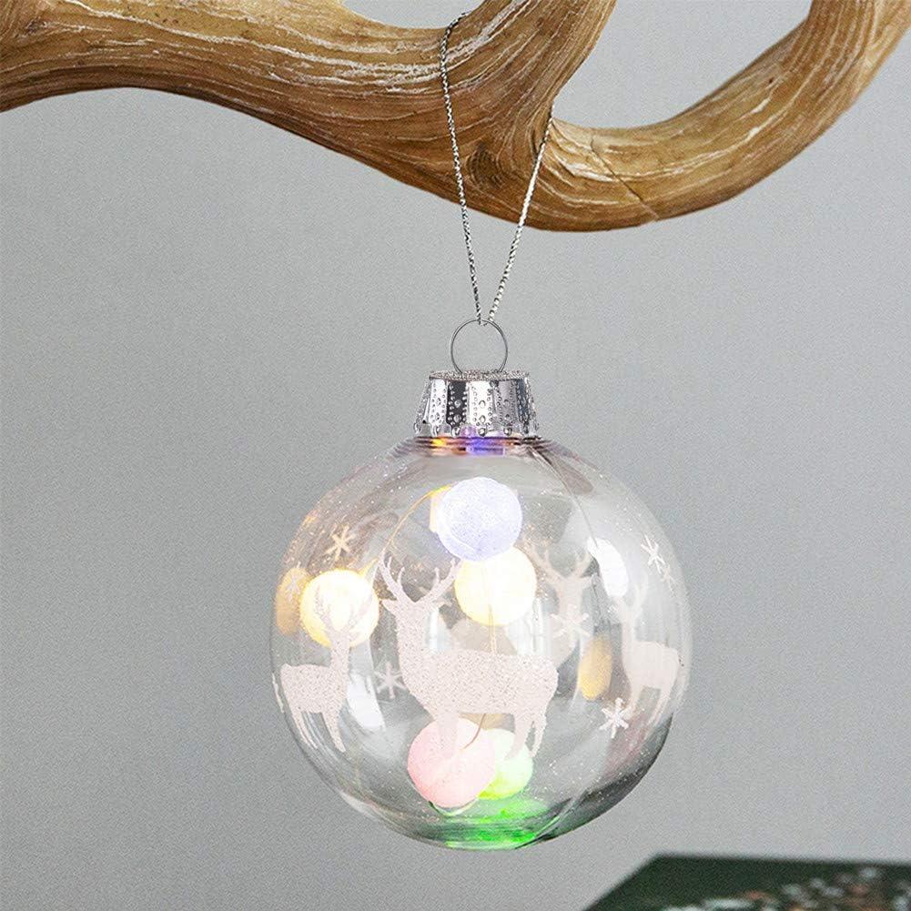 Clearance! Christmas Ornaments 12Pc Christmas Plastic Balls B, 12X Plastic Balls Christmas Decorations Off Promotions!