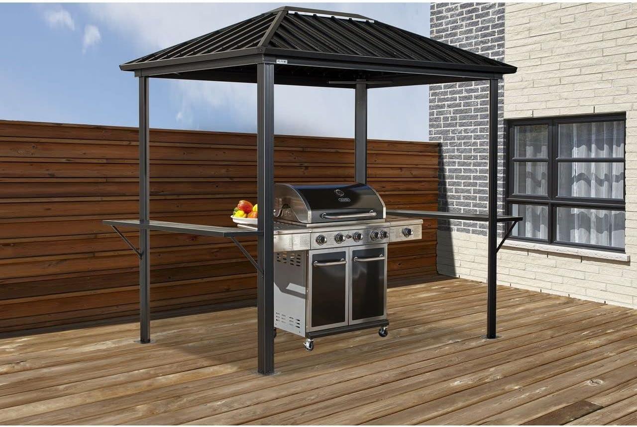 Dakota 8 Ft. W x 6 FT. D Metal Grill Gazebo