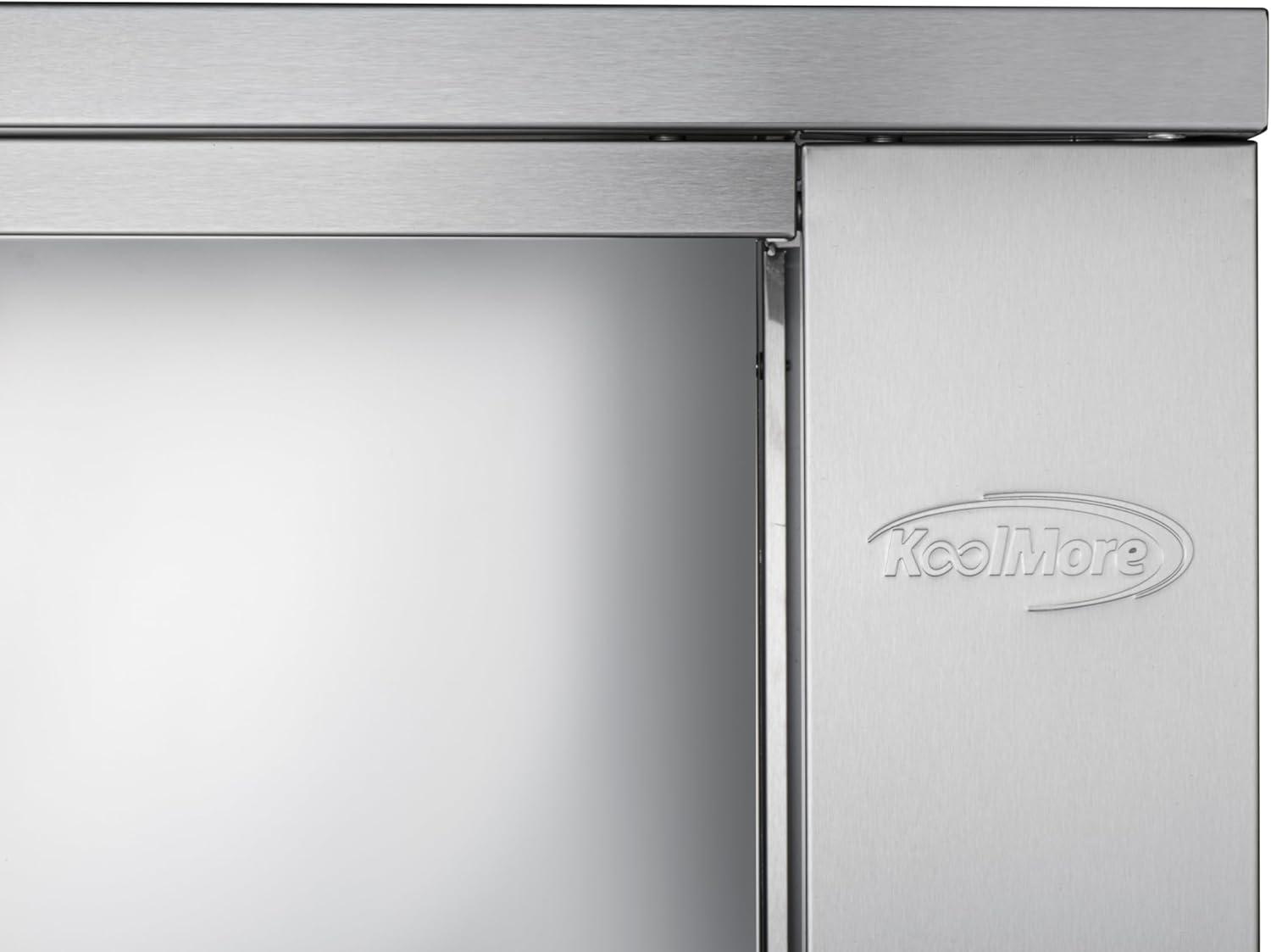 32 in. Outdoor Cabinet Kitchen for Refrigerator in Stainless-Steel (KM-OKS-UCRCAB)