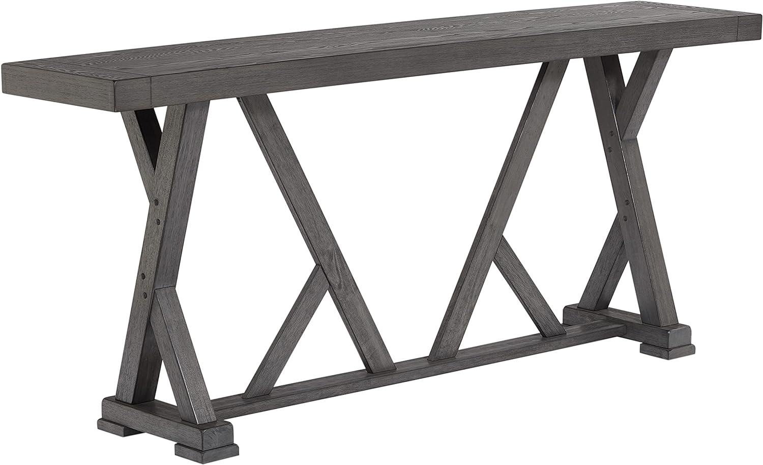 Harbor Gray Transitional Wood Counter Height Table