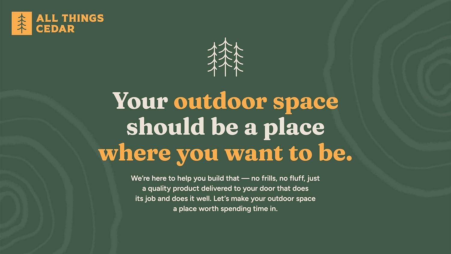 All Things Cedar GA87 Garden Arbor - 60L x 25W x 86H