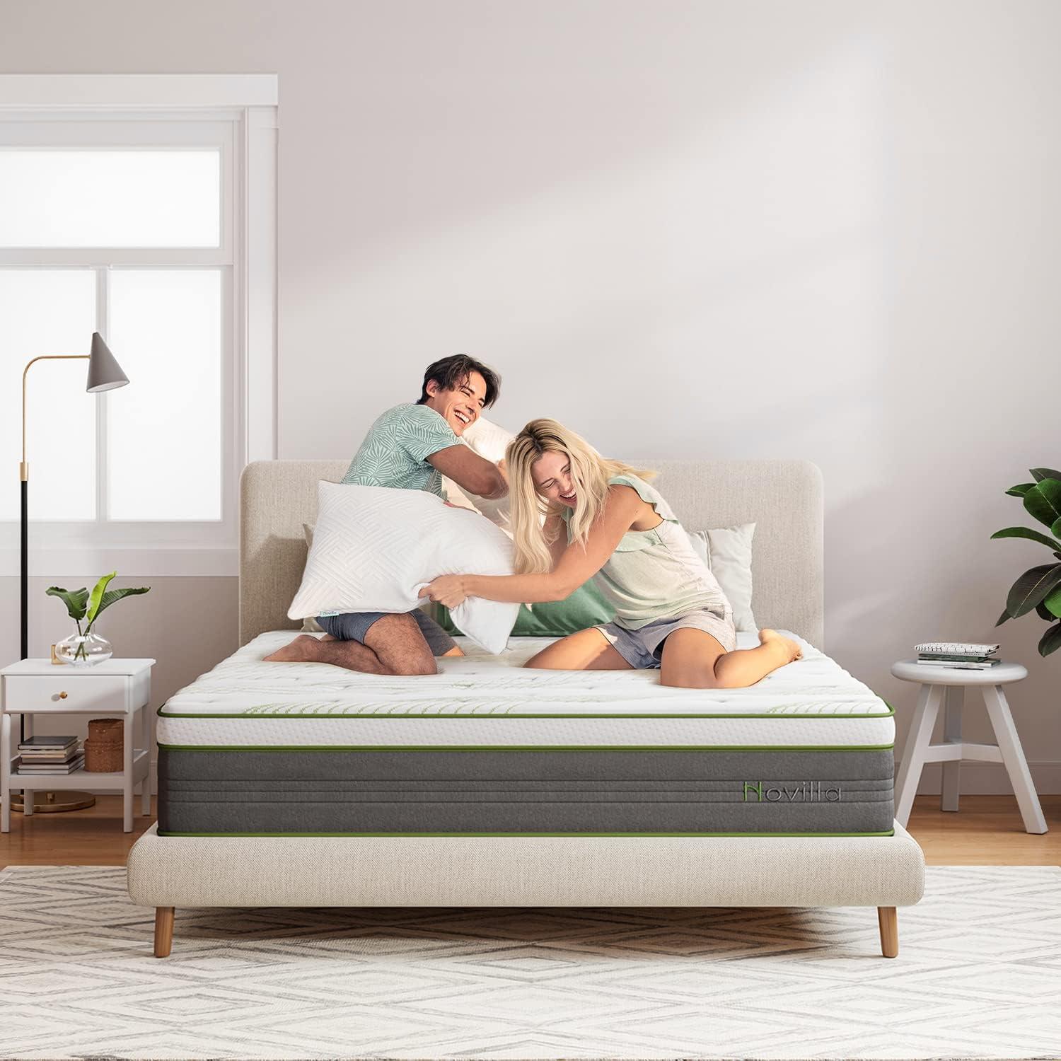 Novilla Twin 10-Inch Hybrid Pillowtop Innerspring Mattress