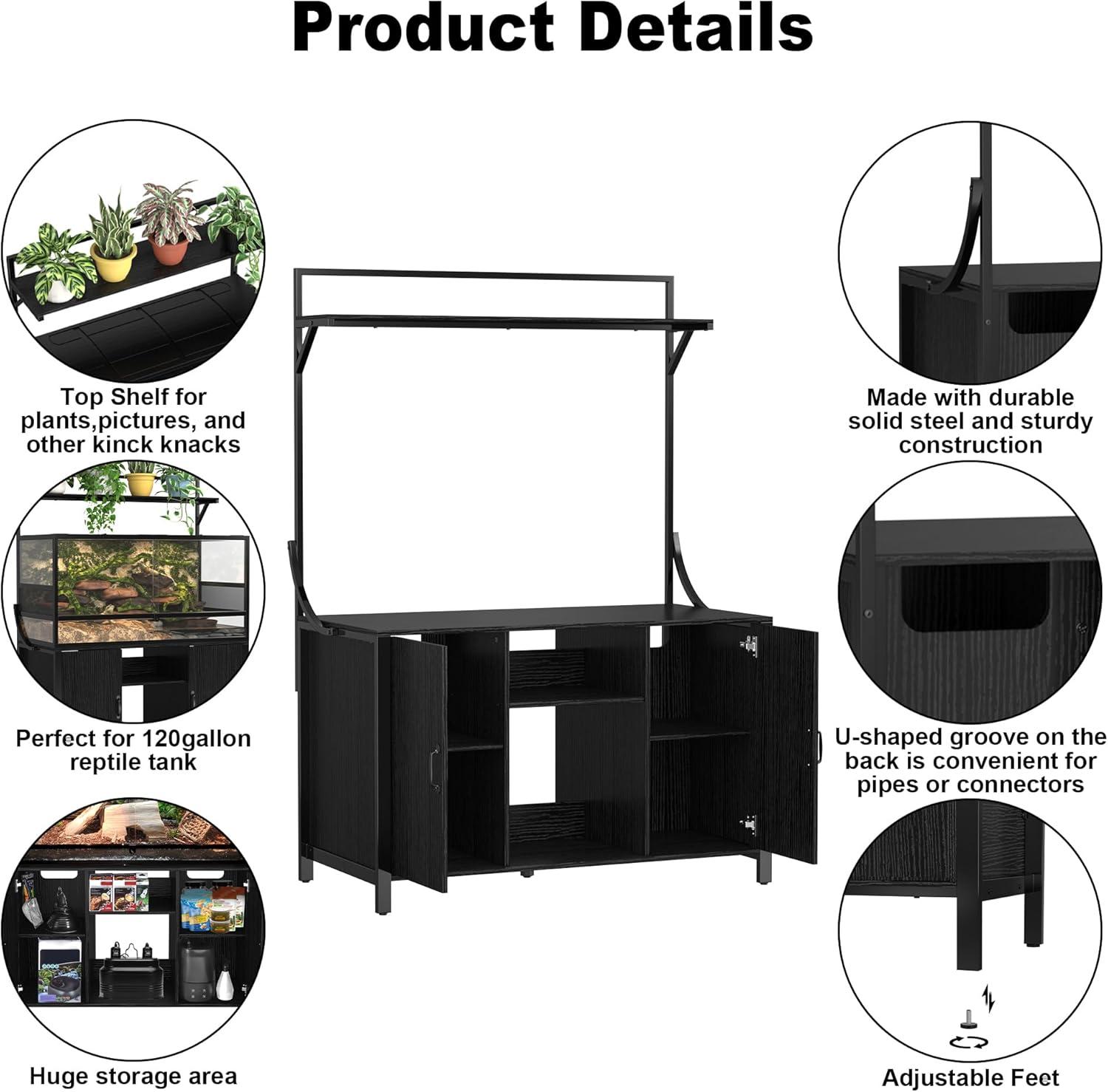 GDLF 48'' x 24'' x 69.5'' Reptile Stand